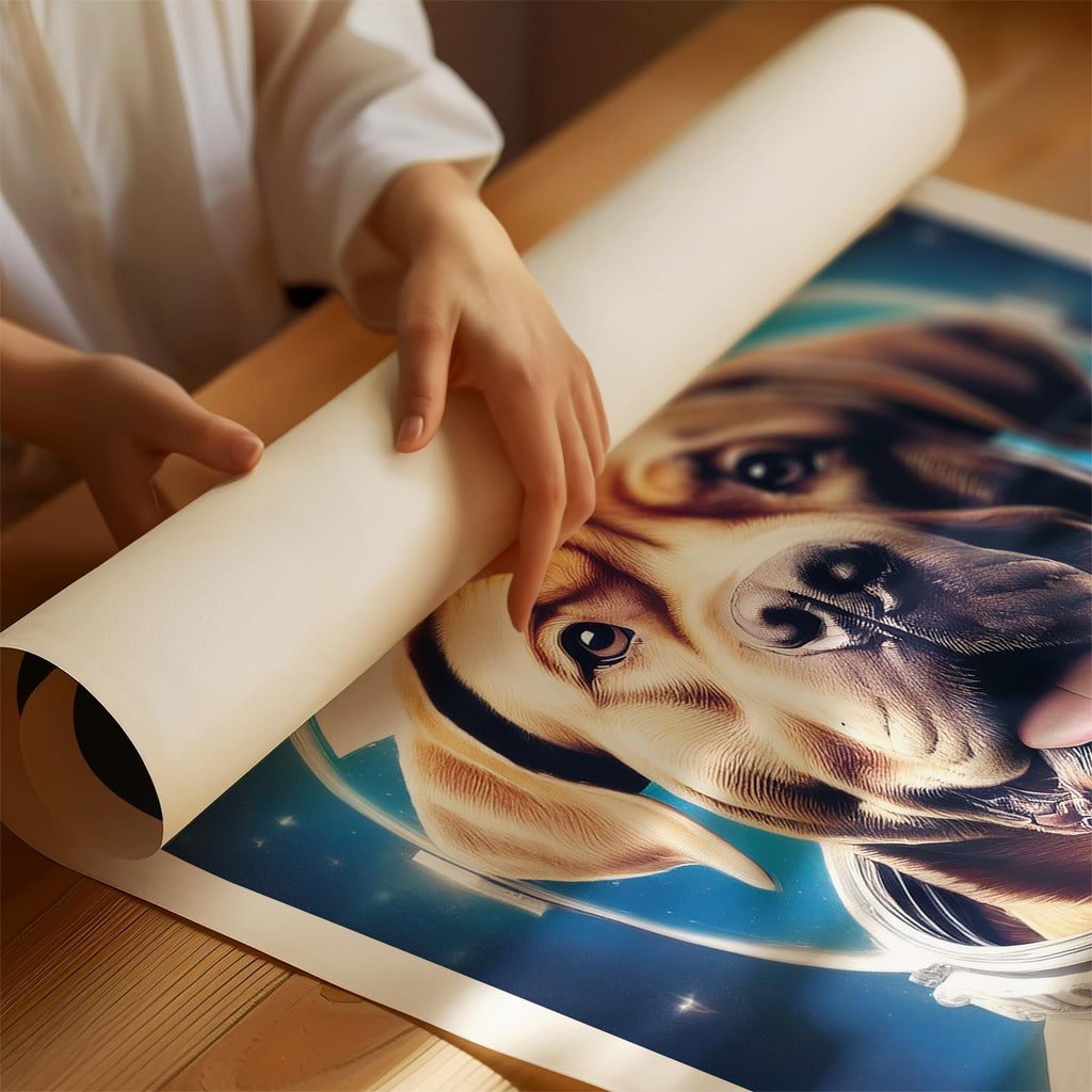 Neapolitan Mastiff Astronaut Dog Series image 1