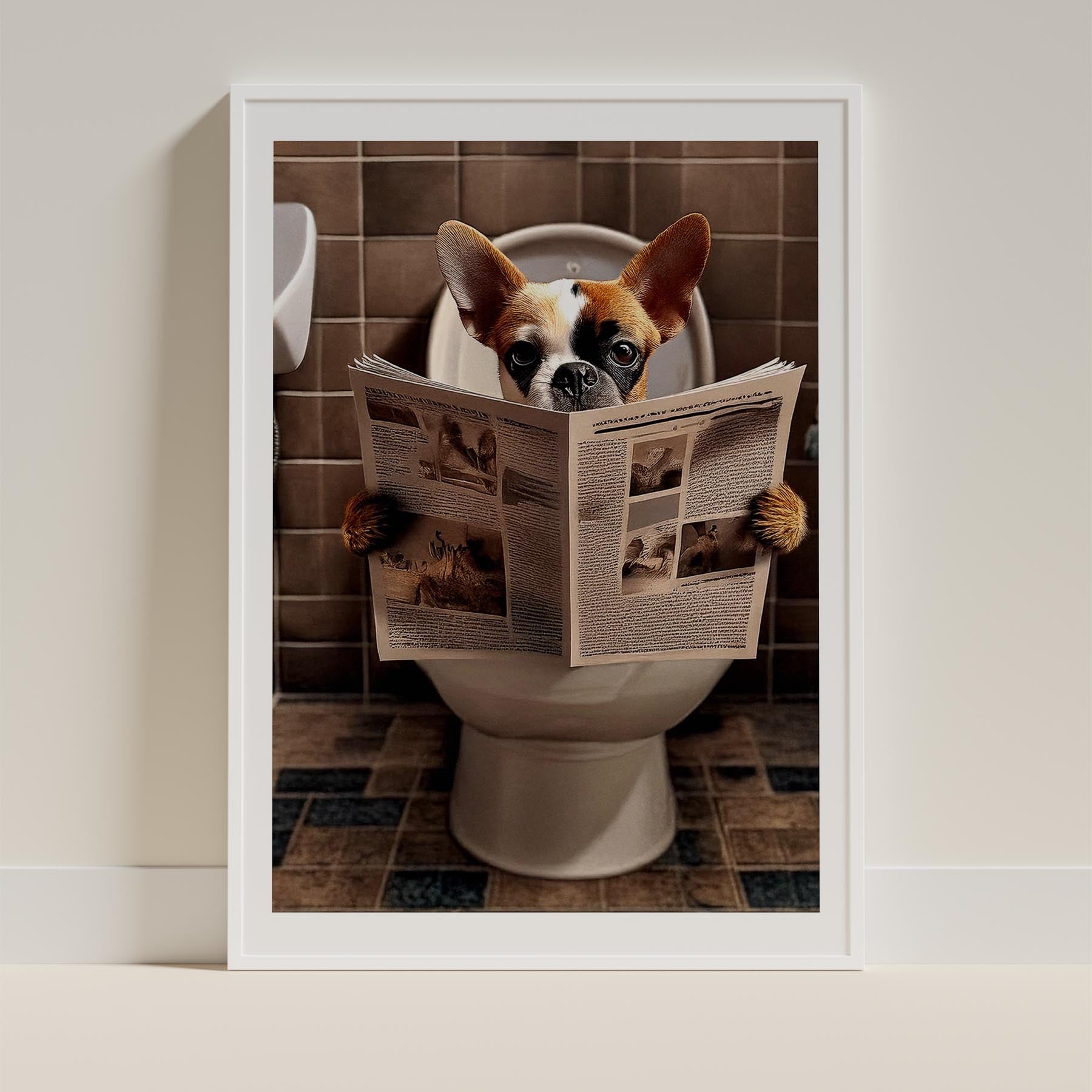 Boston Terrier Toilet Humour Dog Series 1 image 9