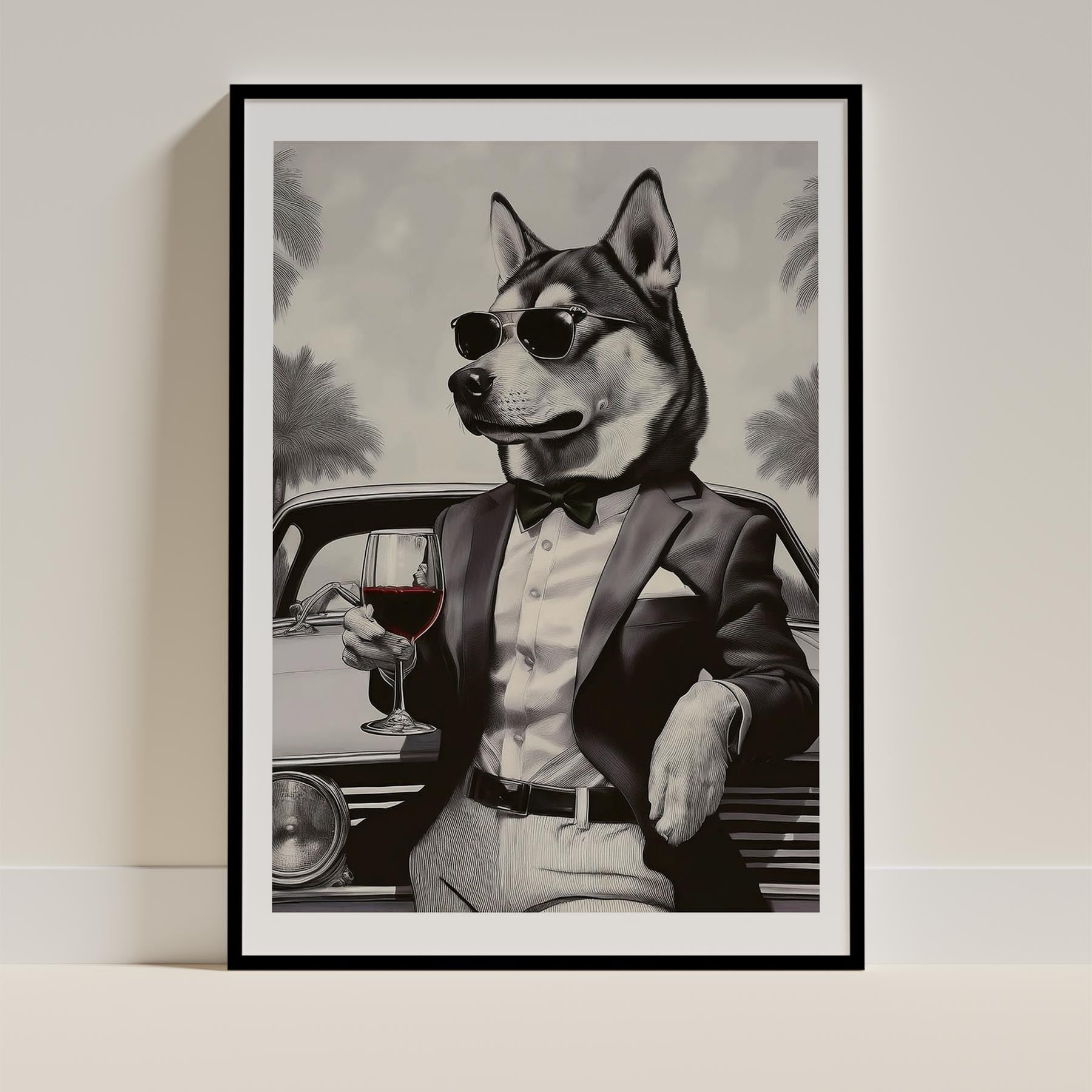 Siberian Husky Dog Art Print Unframed Vol 1 | 11 Unique Designs | Wall Art Gift for Dog Lovers - Image 6 | Dogsy & Co