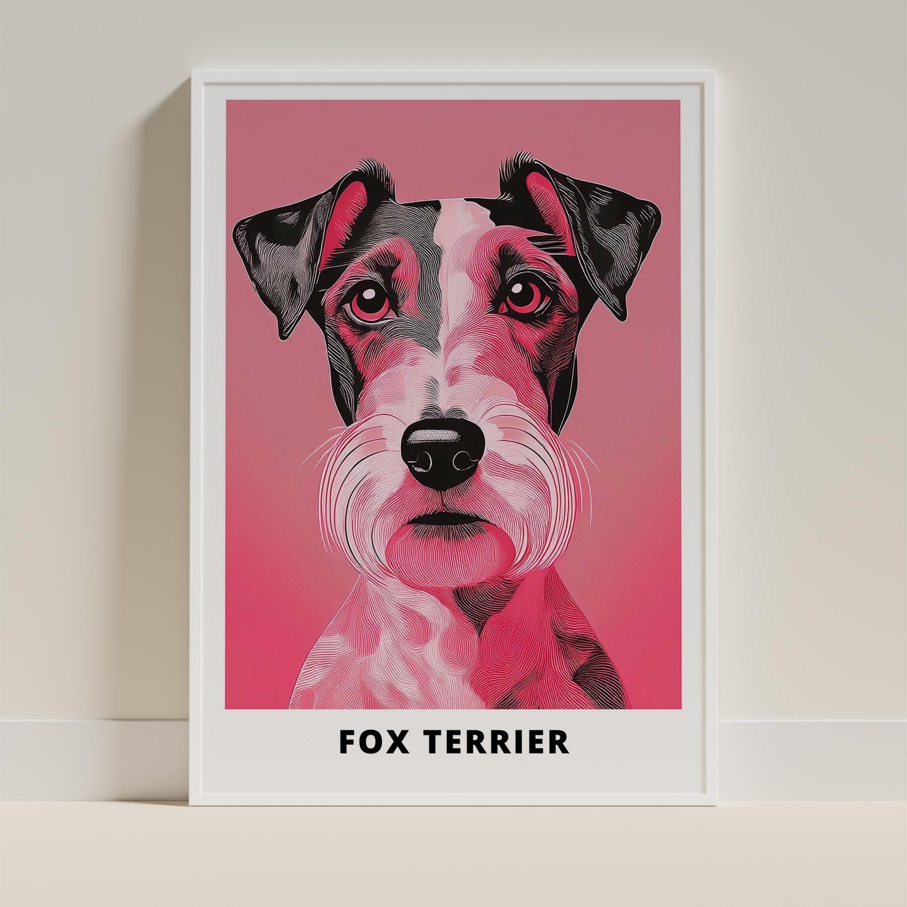 Fox Terrier Pink and Black Dog Series 1 image 9