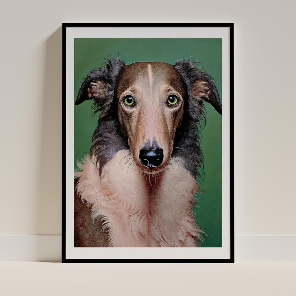 Borzoi Green Painted Series image 0