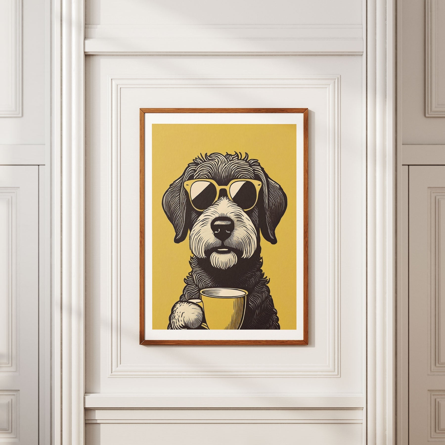 Jackapoo Chillin Coffee Dog image 2