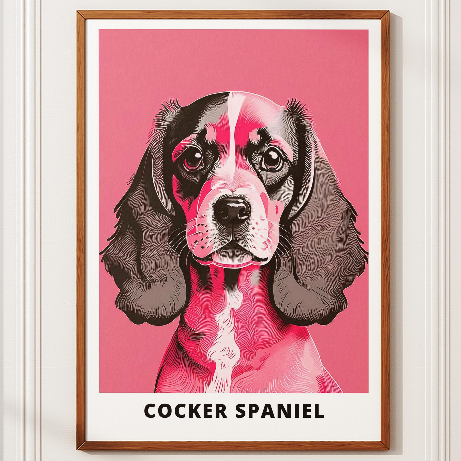 Cocker Spaniel Pink and Black Dog Series 1 image 10