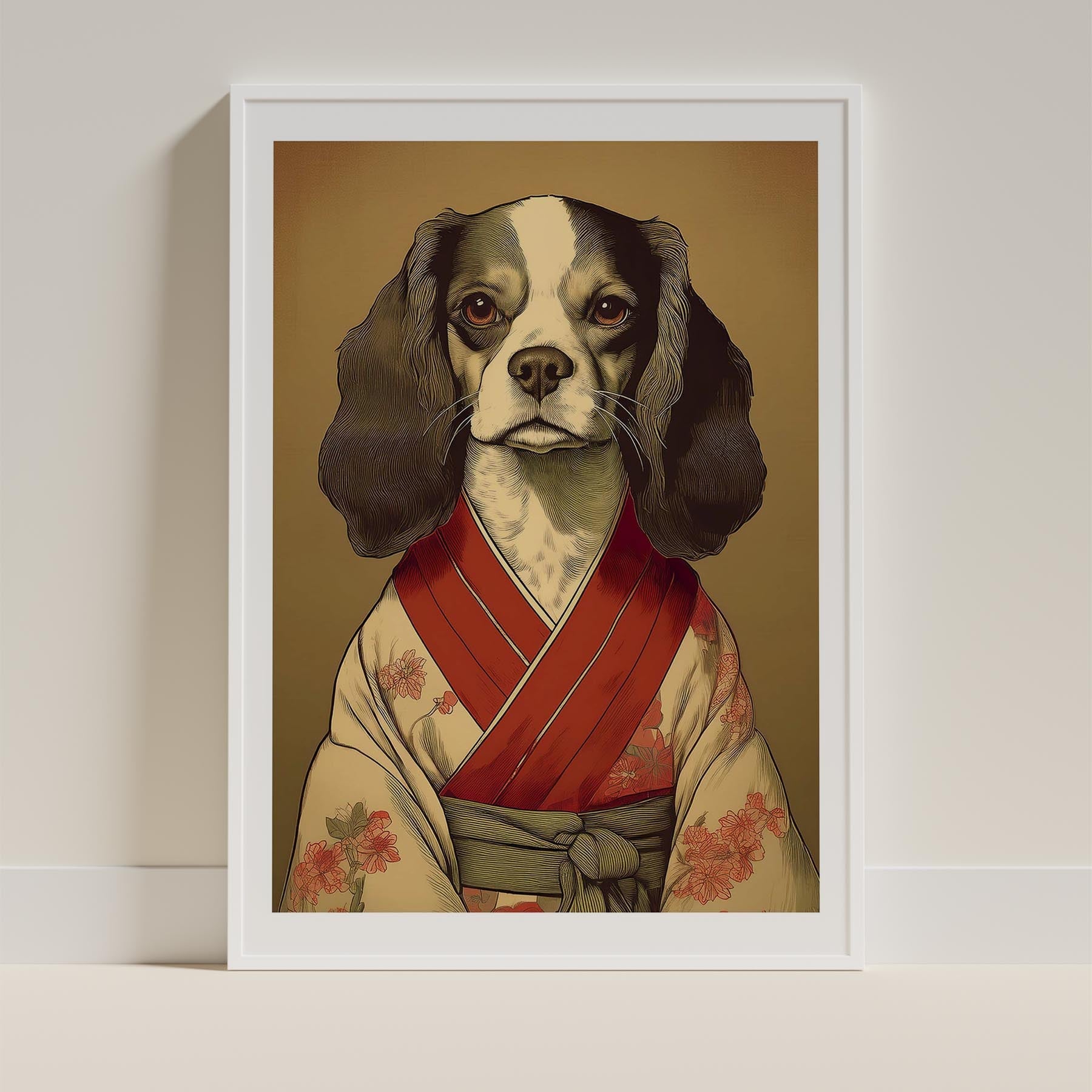 Cavalier Spaniel Japanse Kimono Dog Series image 9
