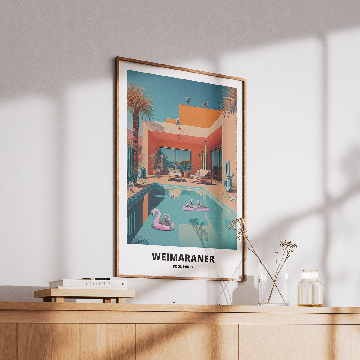 Weimaraner Pool Party image 6