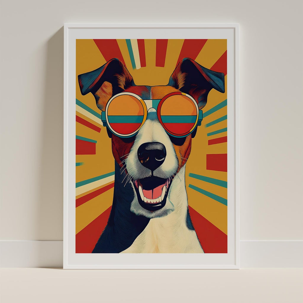 Fox Terrier In Colourful Sunnies 2 image 9