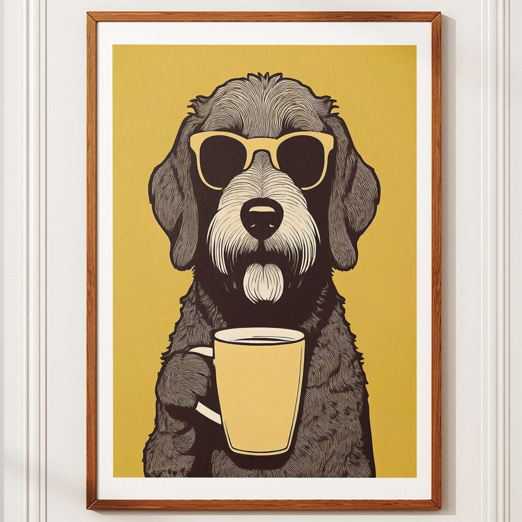Labradoodle Chillin Coffee Dog image 10