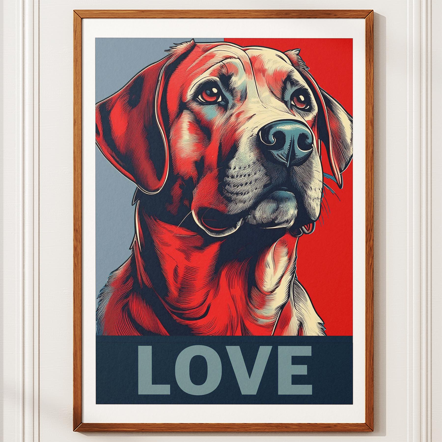 Labrador Retriever LOVE Series Inspired by the Obama Poster image 10