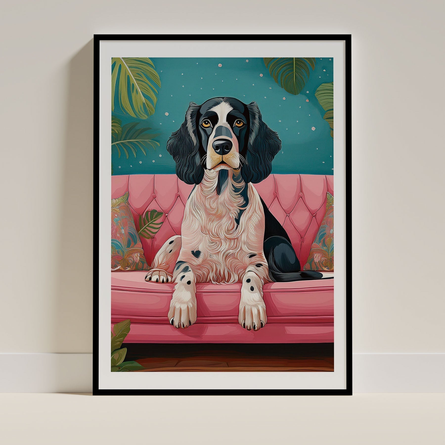 English Setter Dog Art Print Unframed Vol 2 | 7 Unique Designs | Wall Art Gift for Dog Lovers - Image 3 | Dogsy & Co