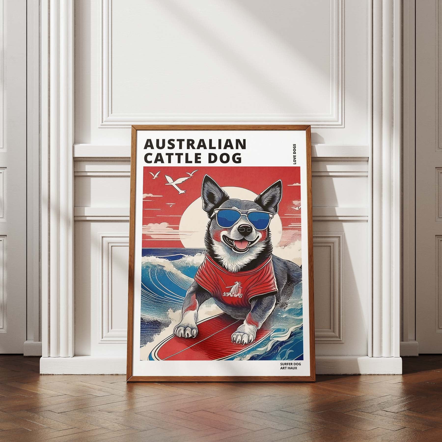 Australian Cattledog Hokosai Surfer Dogs 1 image 4