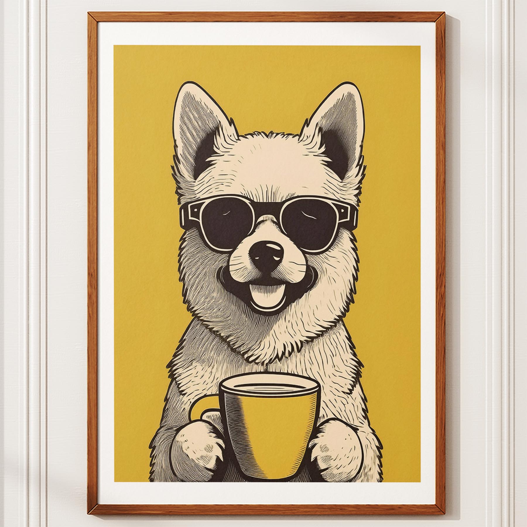 Pomapoo Chillin Coffee Dog image 10