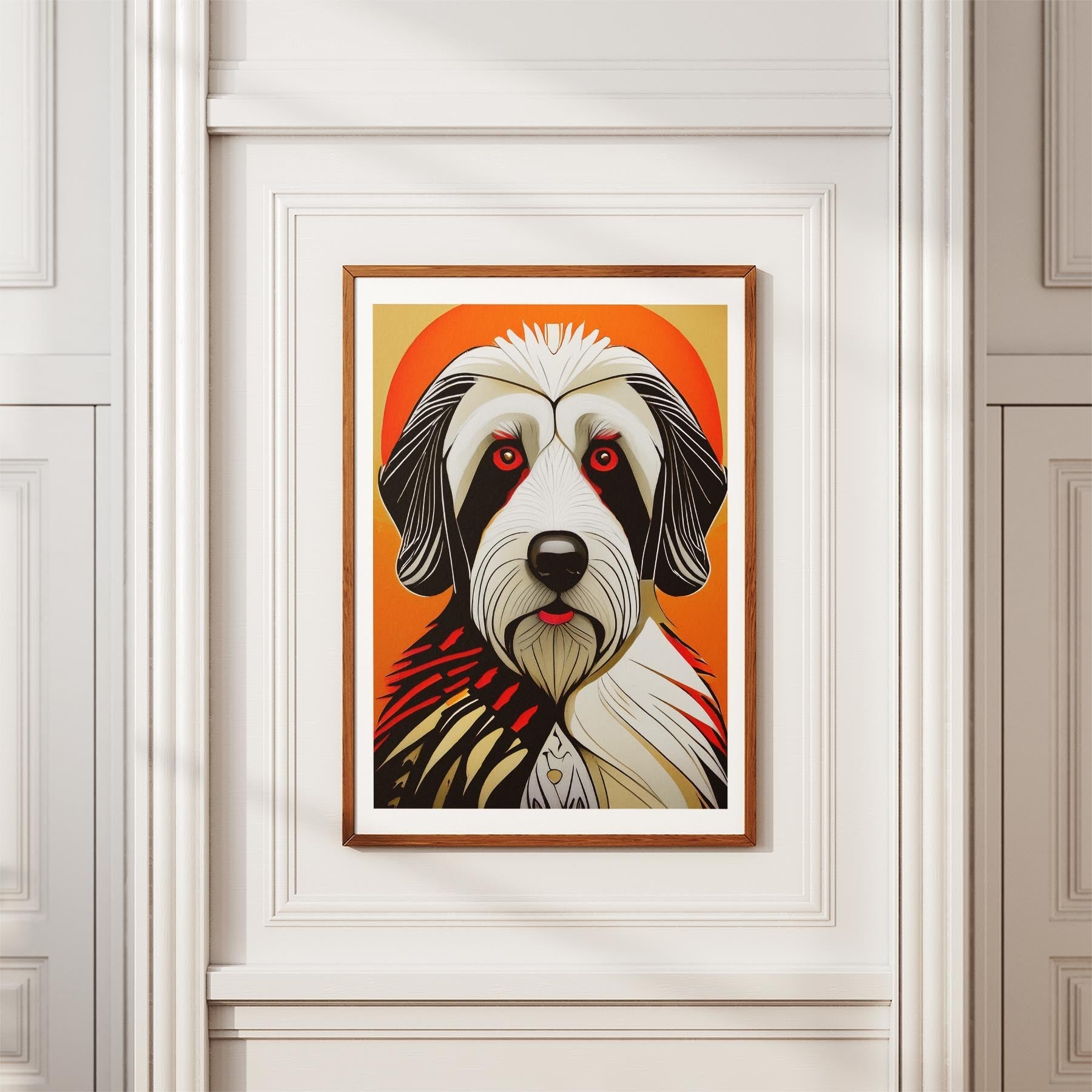 Smithfield Sheepdog Geometric Orange Series image 3