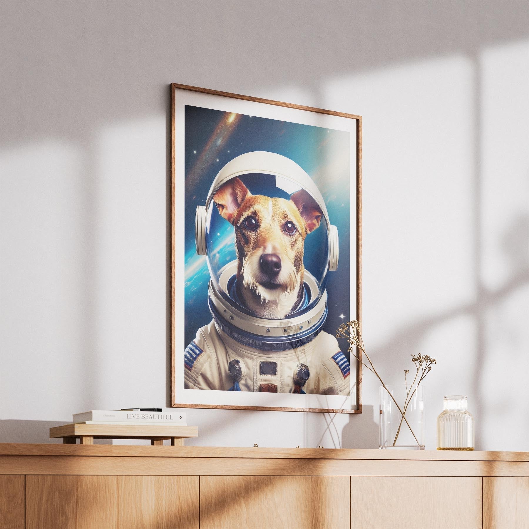 Fox Terrier Astronaut Dog Series image 5
