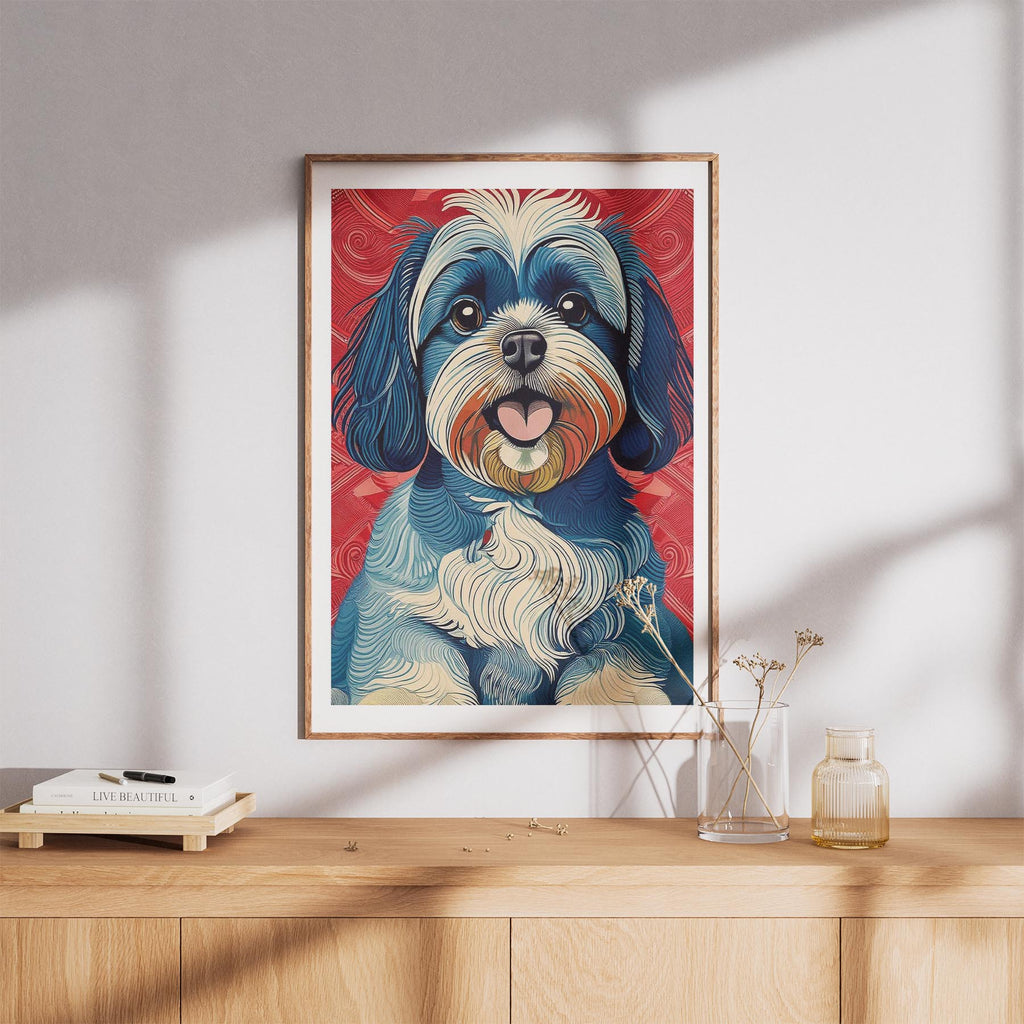 Shih Tzu Hokusai Japanese Inspired Dog Series 1 image 8