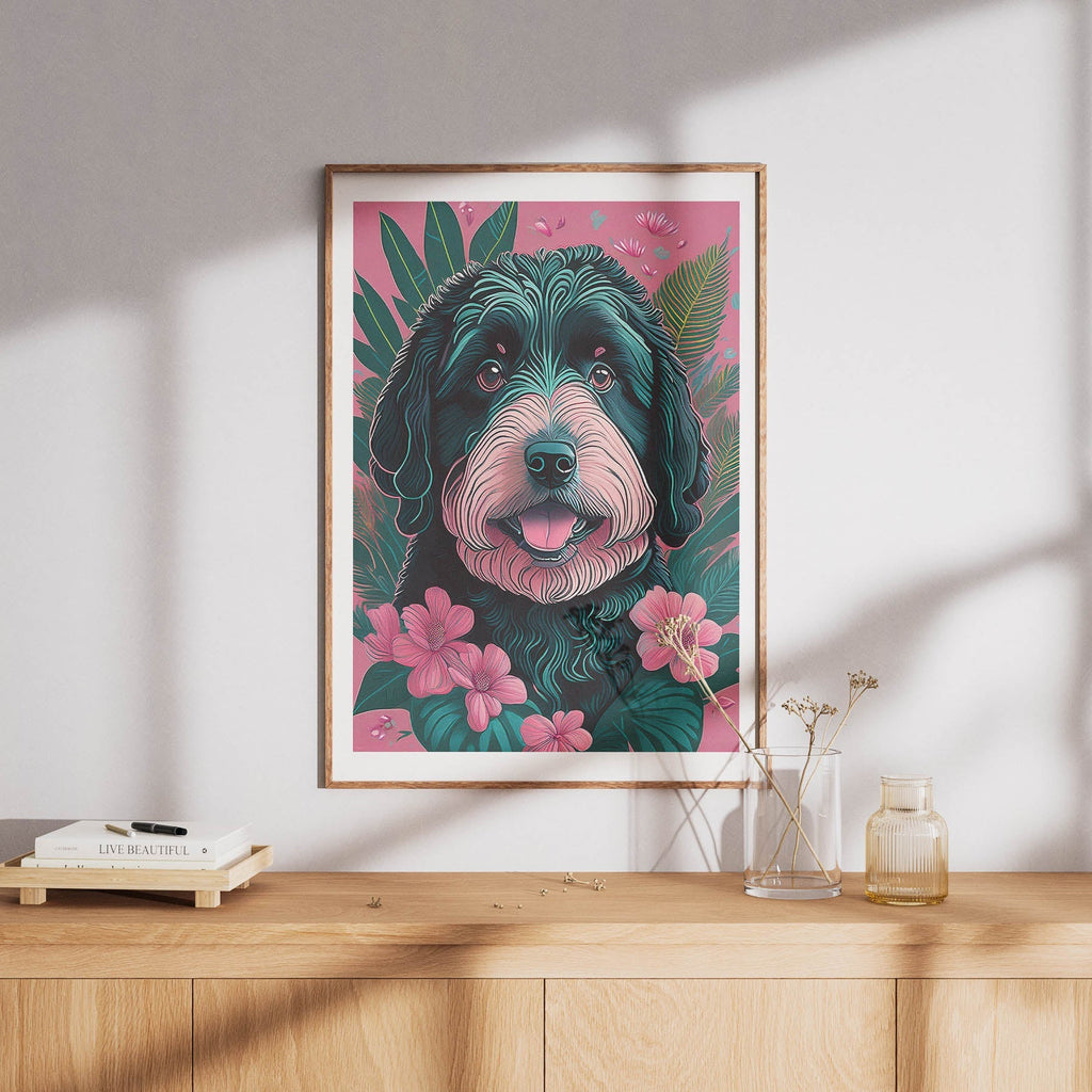 Old English Sheepdog Flowery Dog image 8