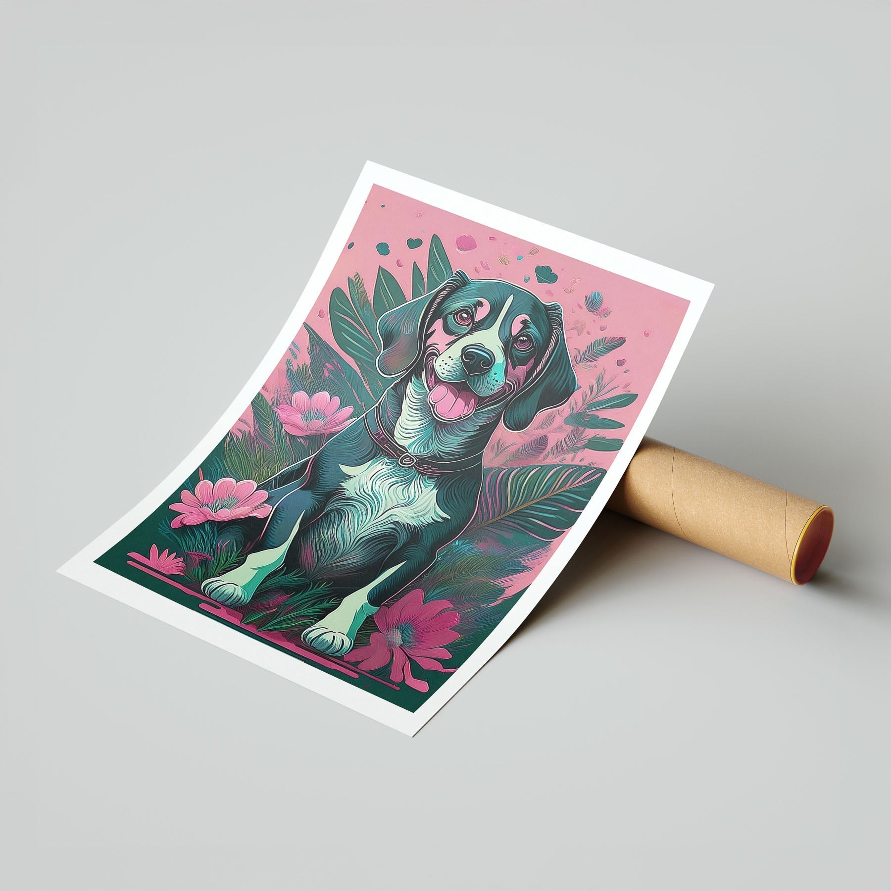 Golden Retreiver Hokosai Surfer Dogs 1 image 9