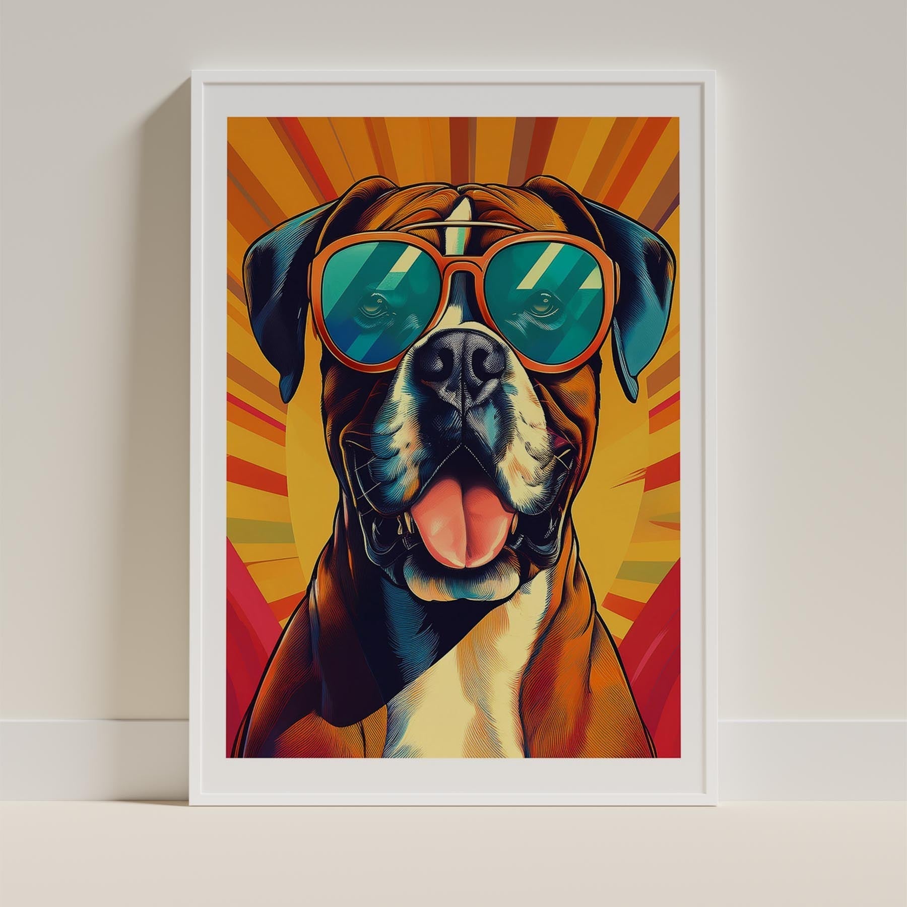 Boxer In Colourful Sunnies 1 image 9