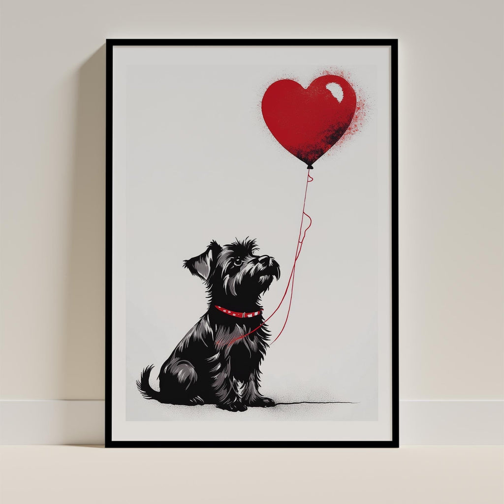 Yorkshire Terrier DOGSY Series inspired by the Art of Banksy image 0