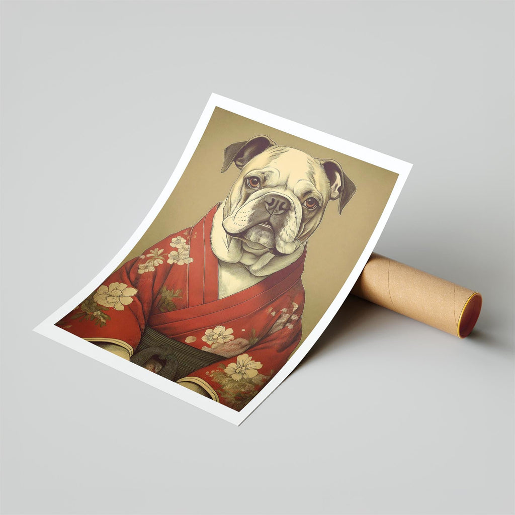 Bulldog Japanse Kimono Dog Series image 6