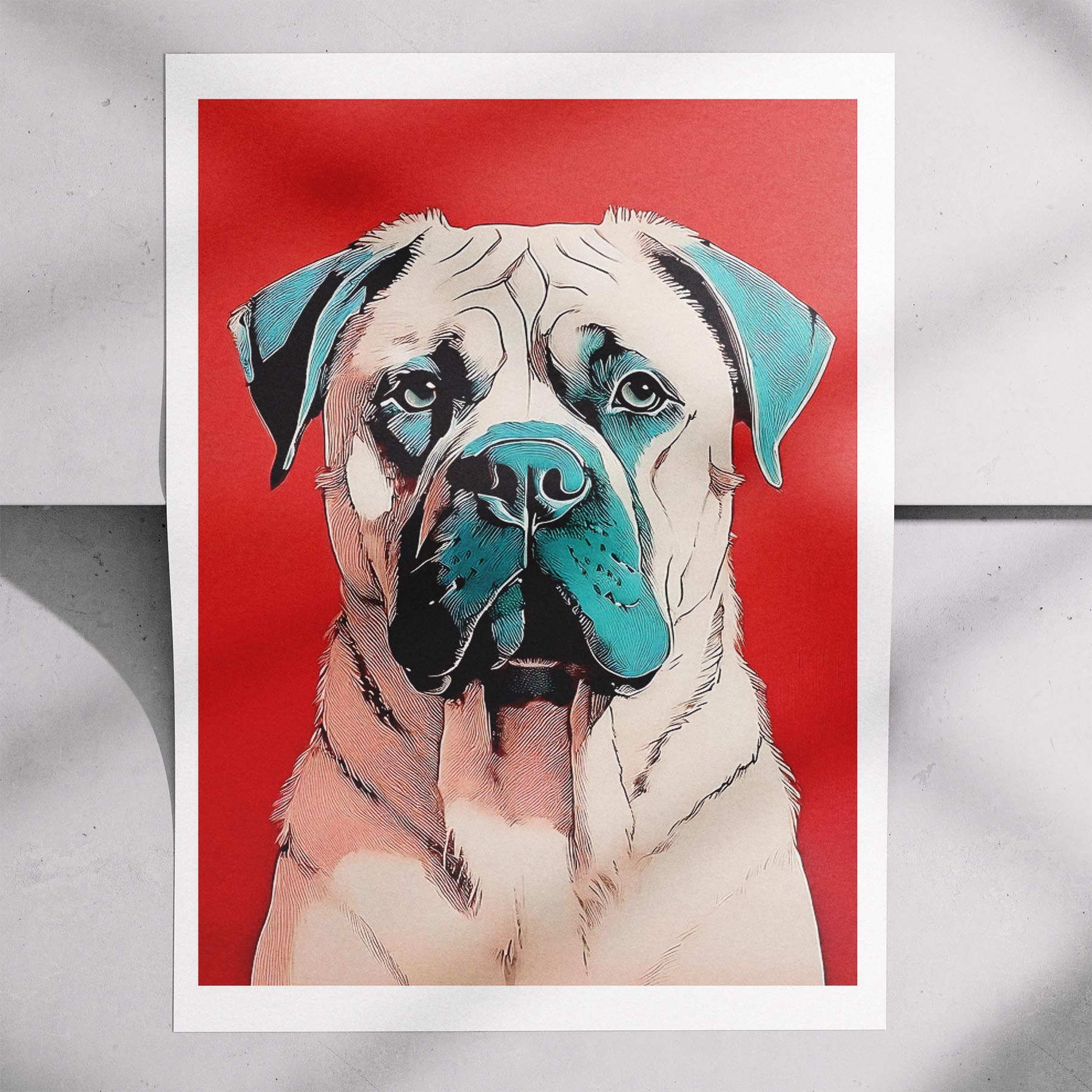 Bullmastiff Red Dog Series image 7