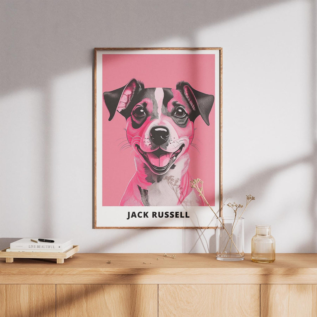 Jack Russell Pink and Black Dog Series 1 image 8