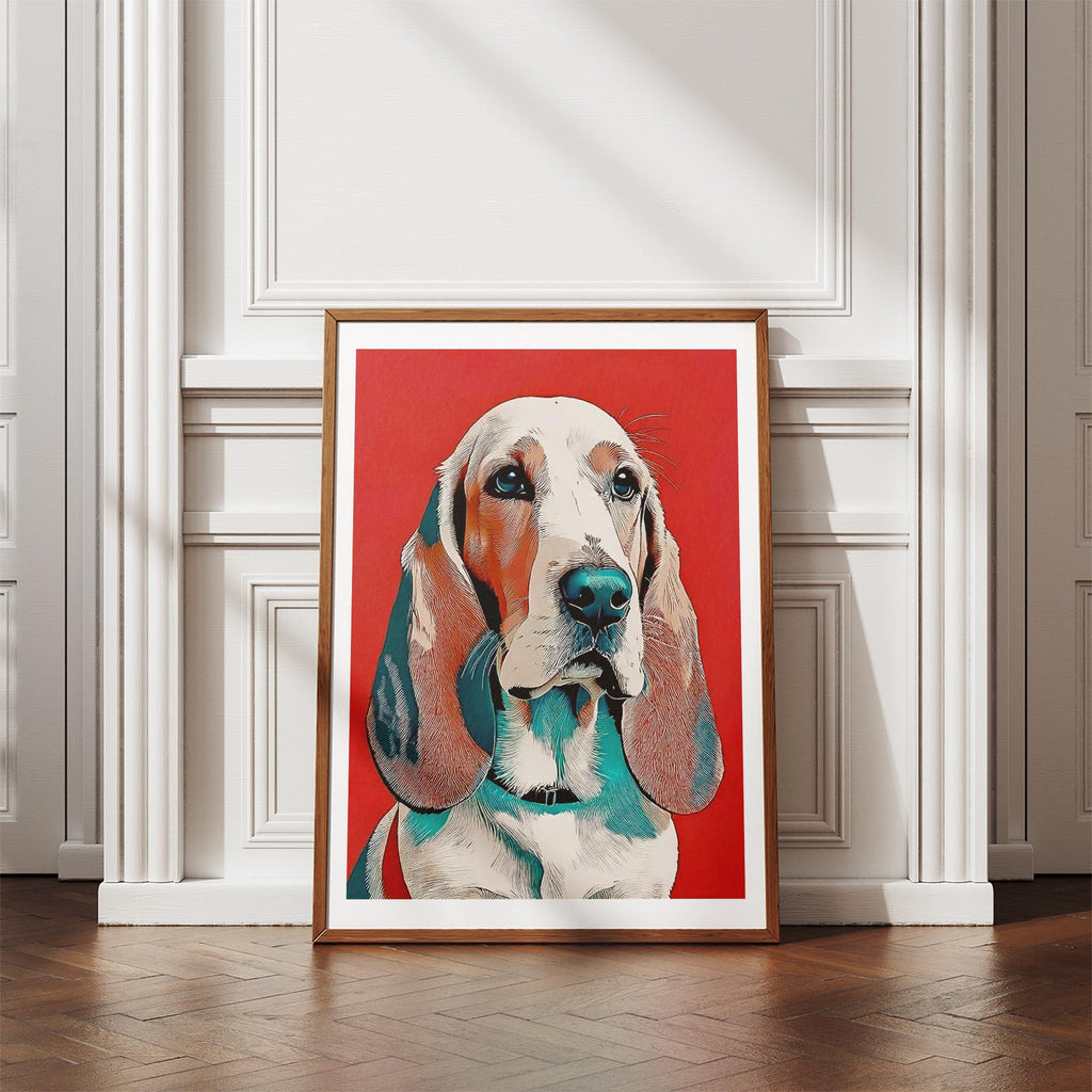 Basset Hound Red Dog Series image 4