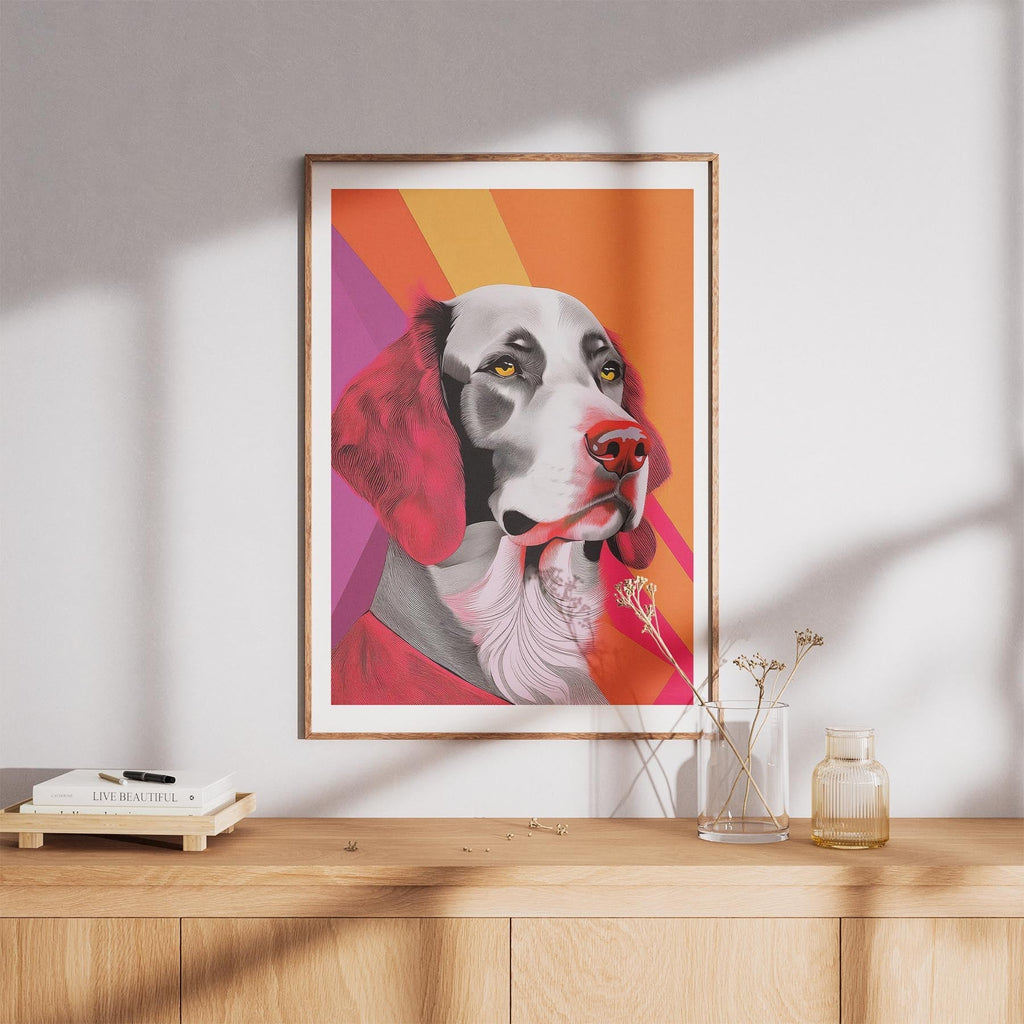 English Setter Modern Pop Dog Series image 8