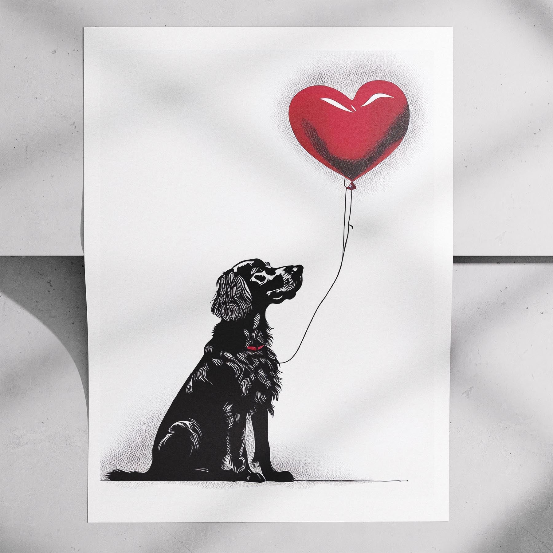 Irish Setter DOGSY Series inspired by the Art of Banksy image 7