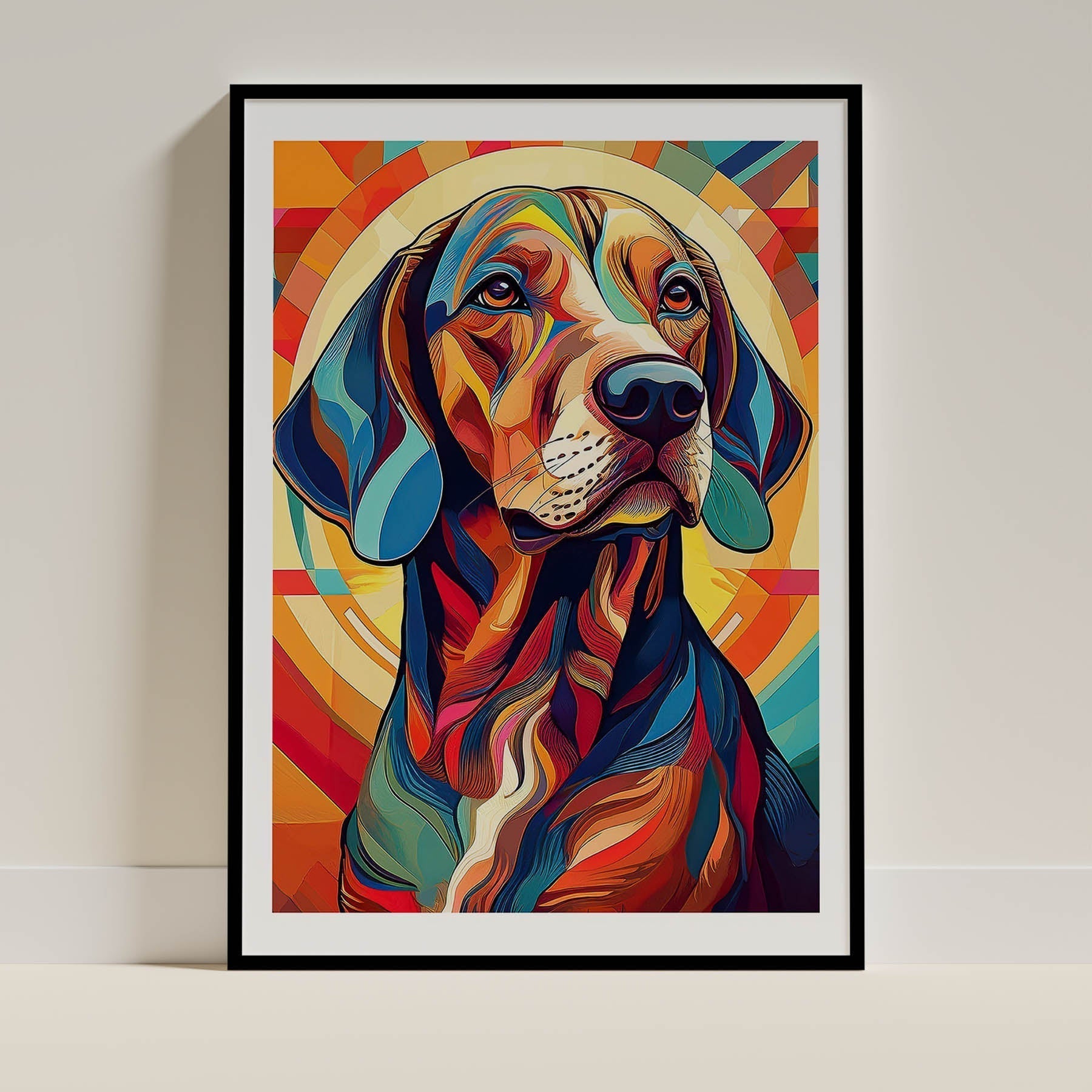 Vizsla Dog Art Print Unframed Vol 1 | 11 Unique Designs | Wall Art Gift for Dog Lovers - Image 11 | Dogsy & Co