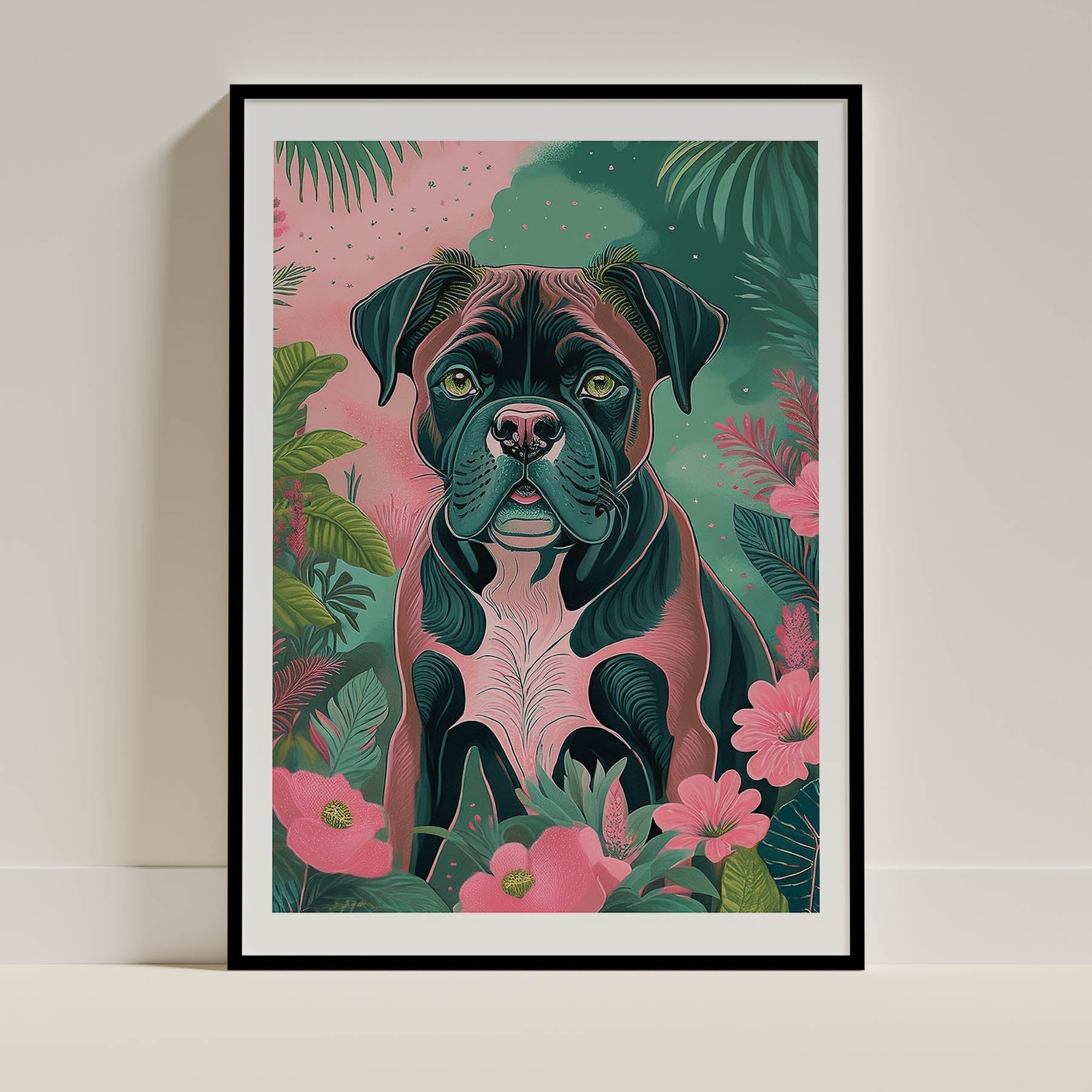 Boxer Dog Art Print Unframed Vol 2 | 11 Unique Designs | Wall Art Gift for Dog Lovers - Image 7 | Dogsy & Co