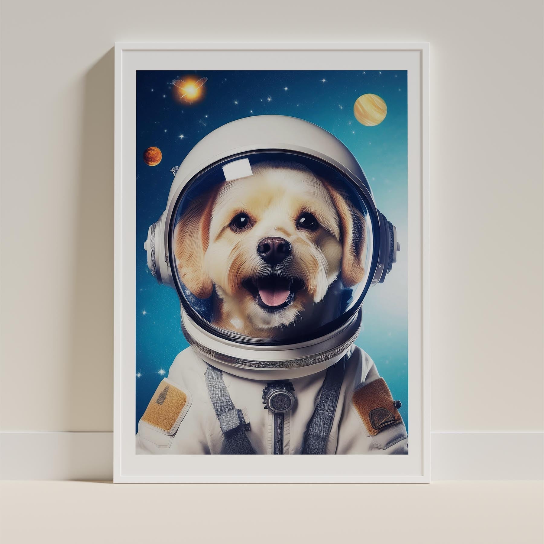 Maltese Astronaut Dog Series image 9