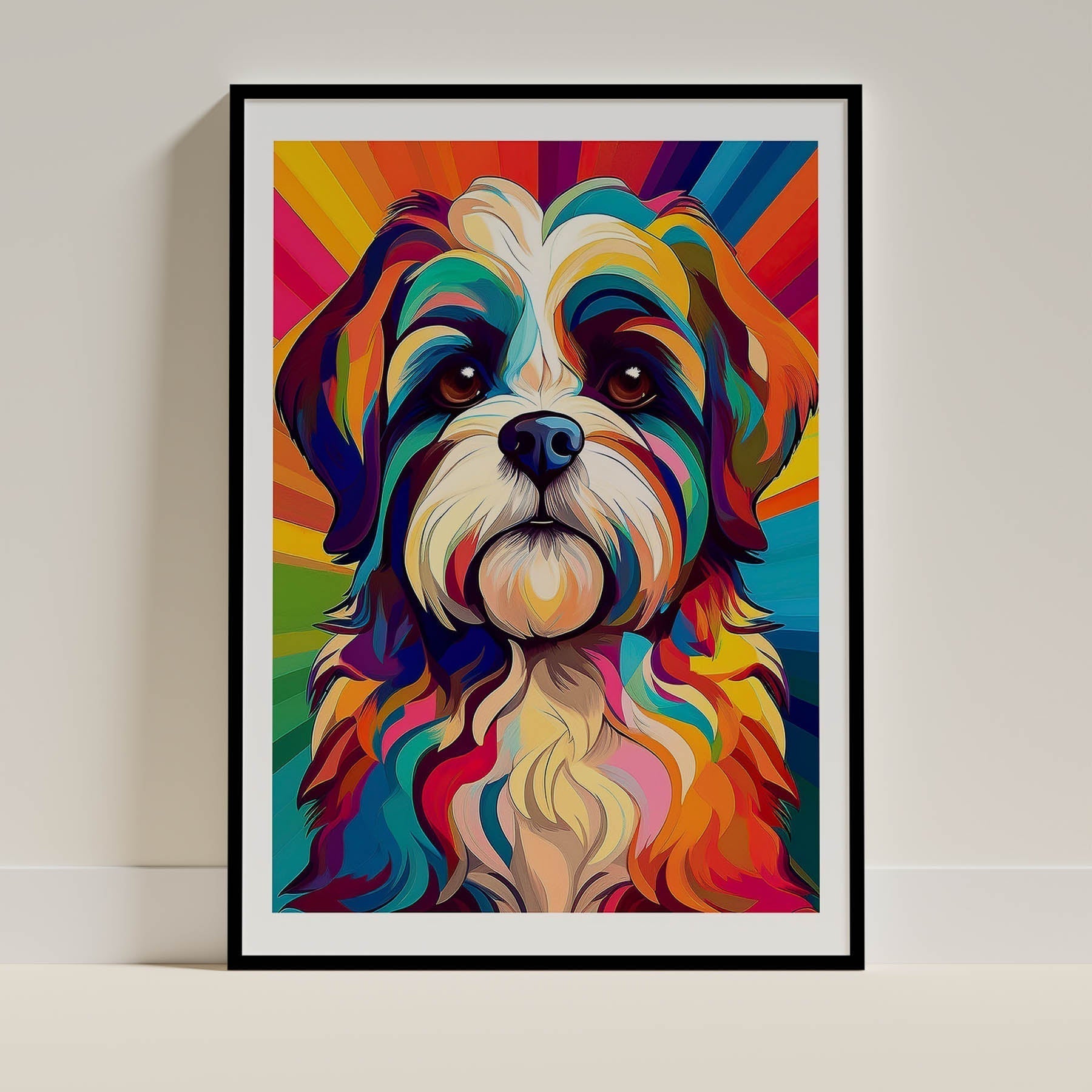 Shih Tzu Dog Art Print Unframed Vol 2 | 8 Unique Designs | Wall Art Gift for Dog Lovers - Image 8 | Dogsy & Co