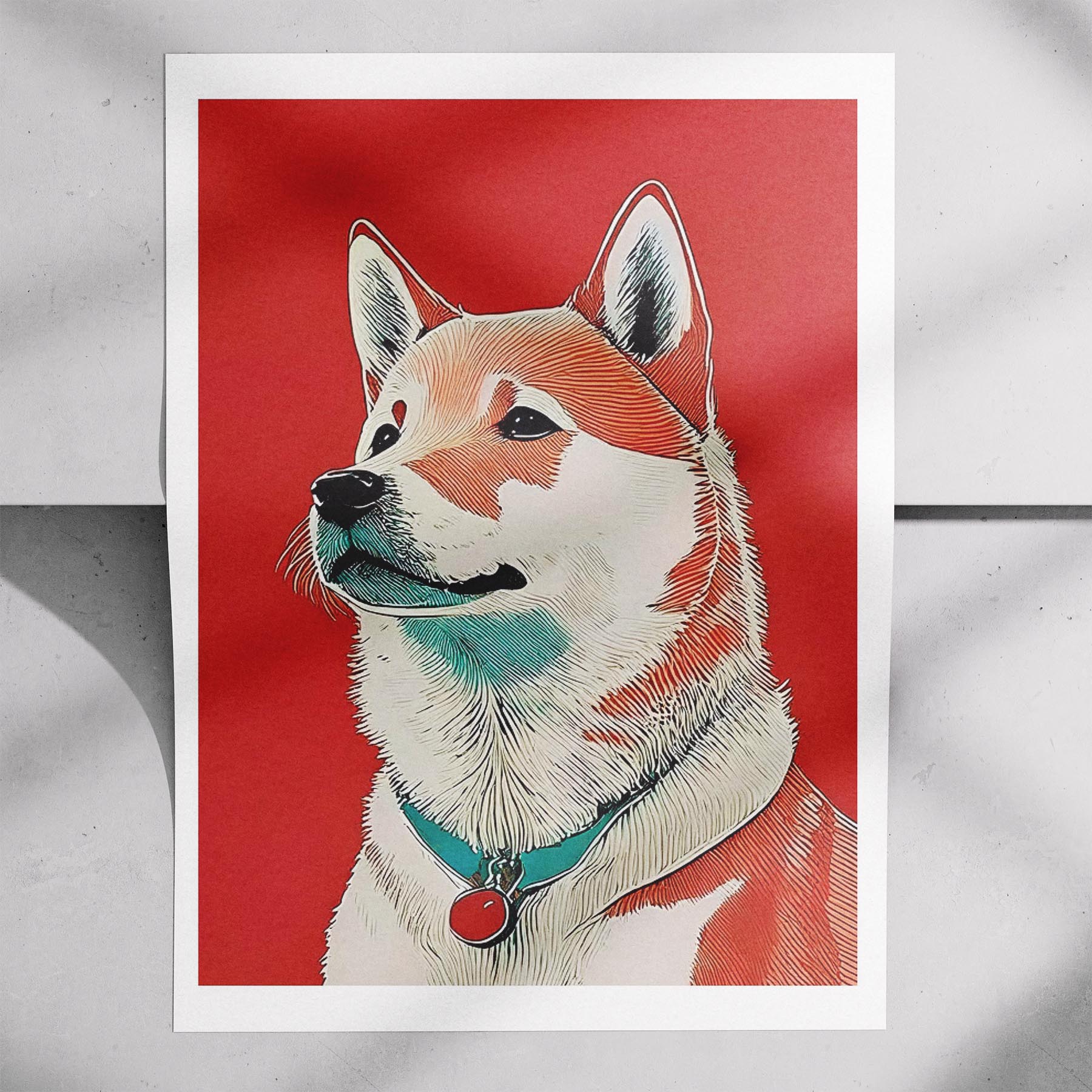 Shiba Red Dog Series image 7