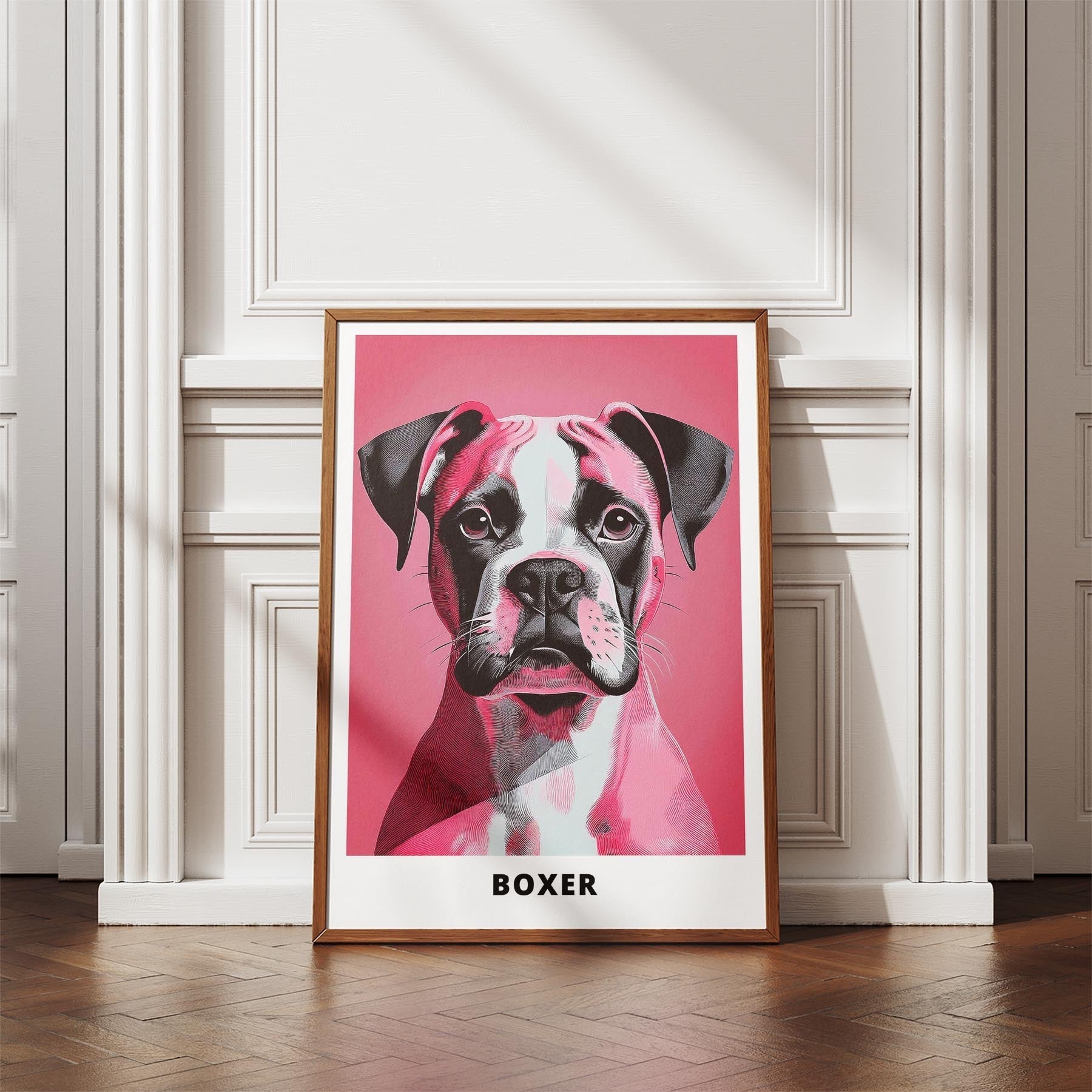Boxer Pink and Black Dog Series 1 image 4