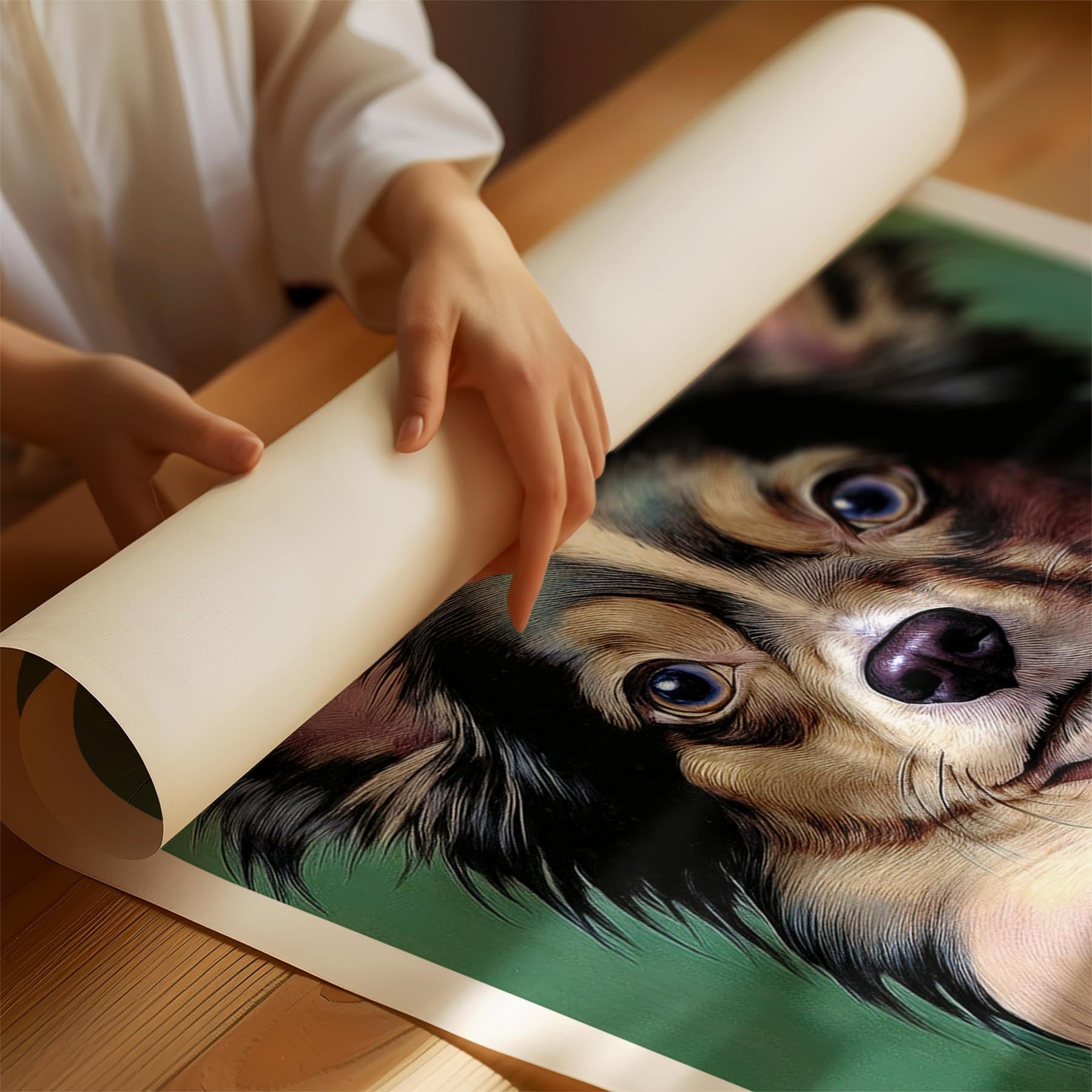 Papillon Green Painted Series image 1