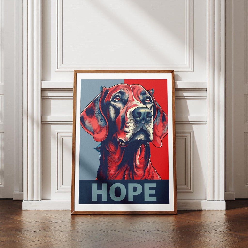 Gordon Setter HOPE Series Inspired by the Obama Poster image 4
