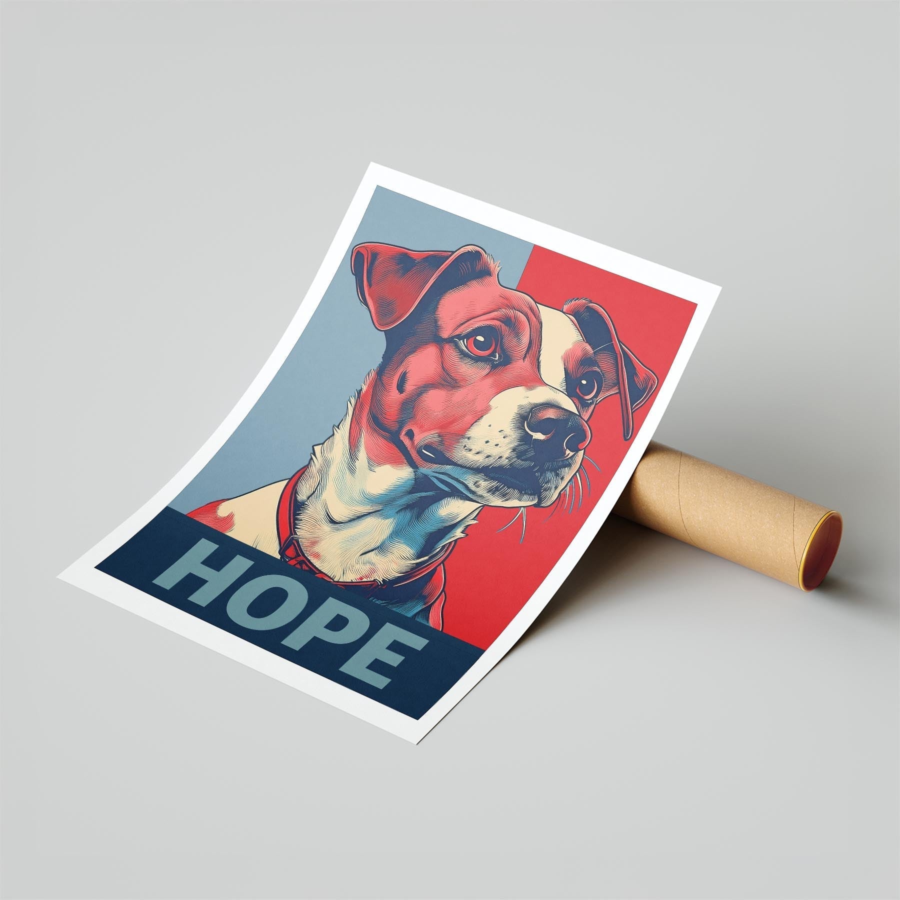 Jack Russell HOPE Series Inspired by the Obama Poster image 6