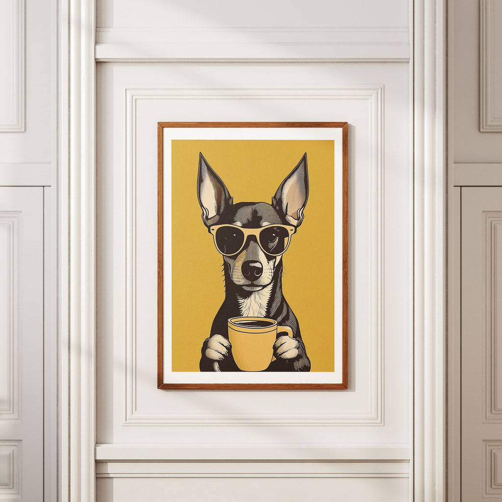 Dashund Chillin Coffee Dog image 2