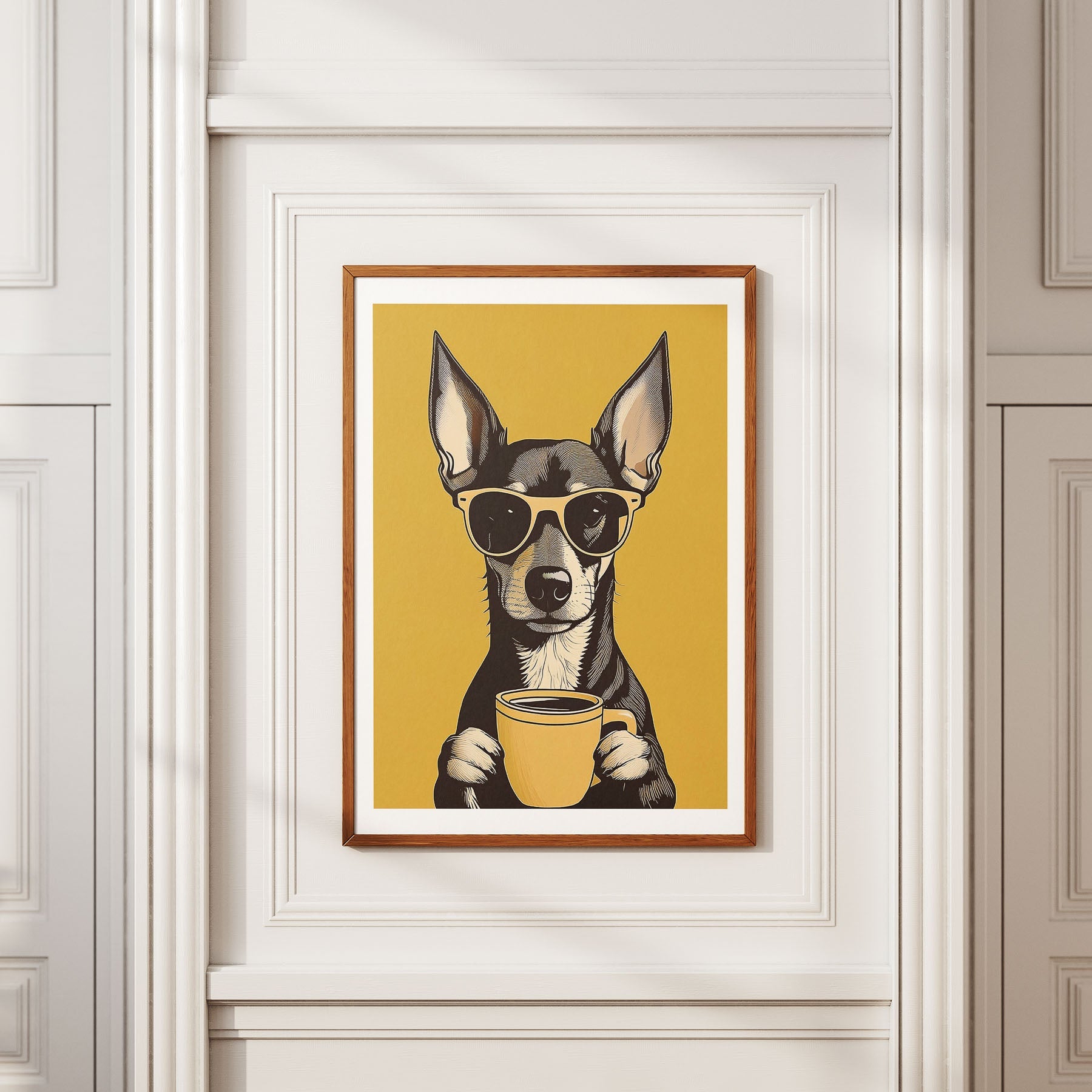 Dashund Chillin Coffee Dog image 2