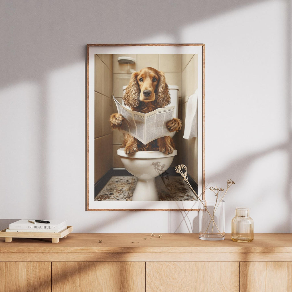 Cocker Spaniel Toilet Humour Dog Series 3 image 8