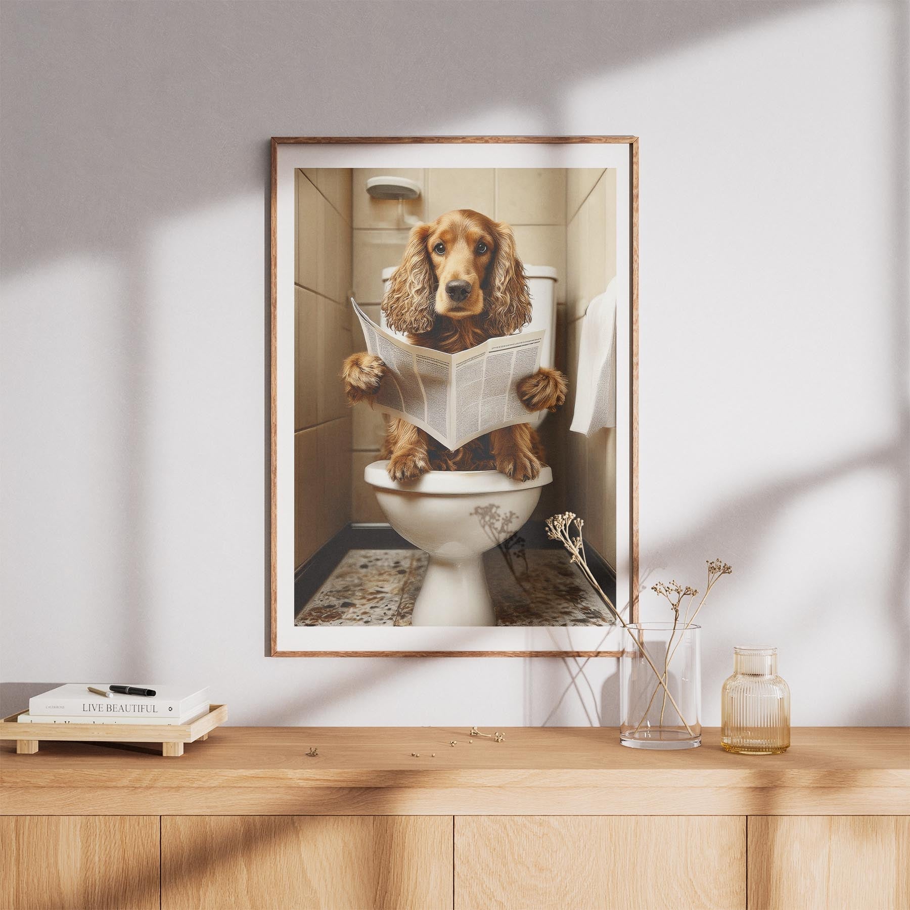 Cocker Spaniel Toilet Humour Dog Series 3 image 8