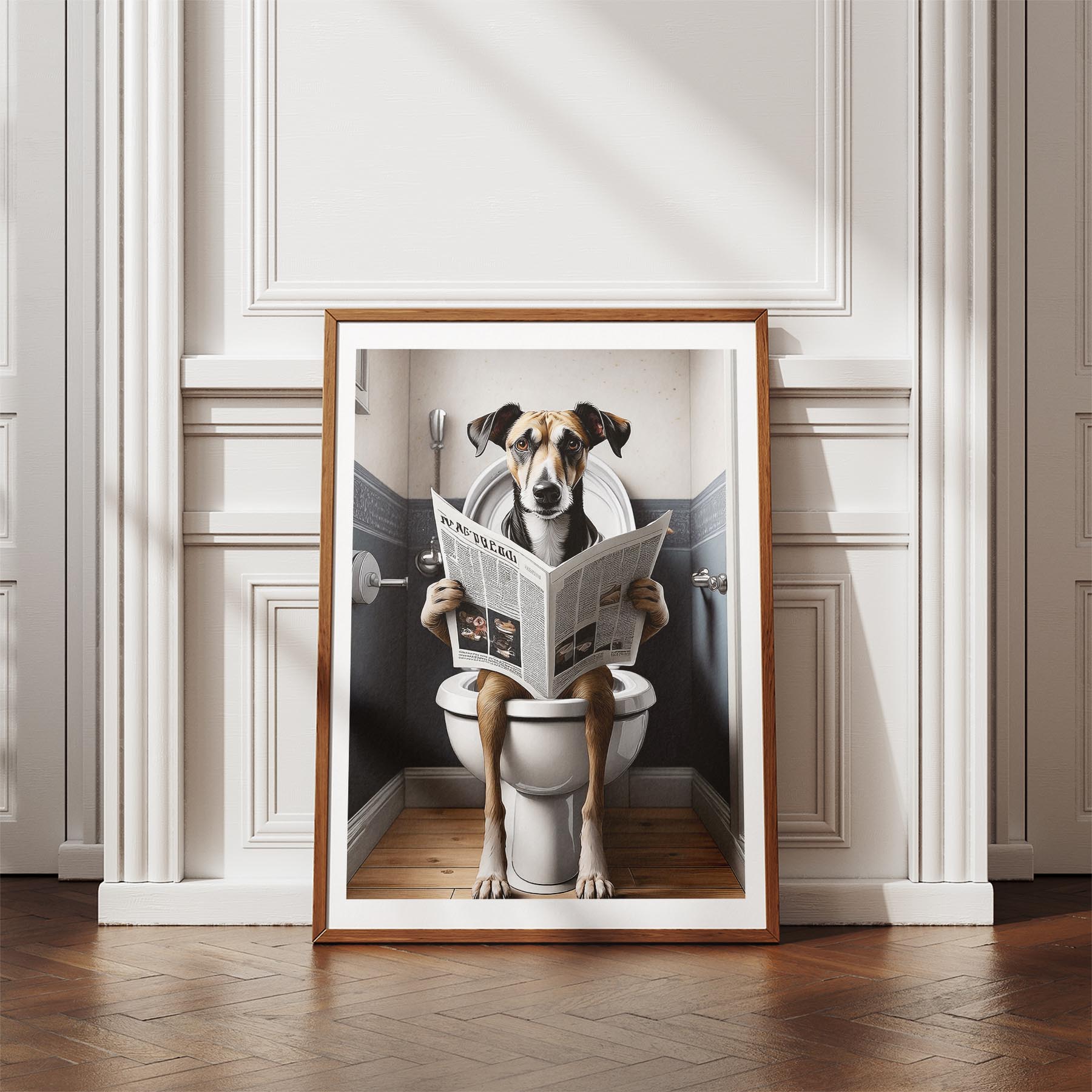 Greyhound Toilet Humour Dog Series 2 image 4