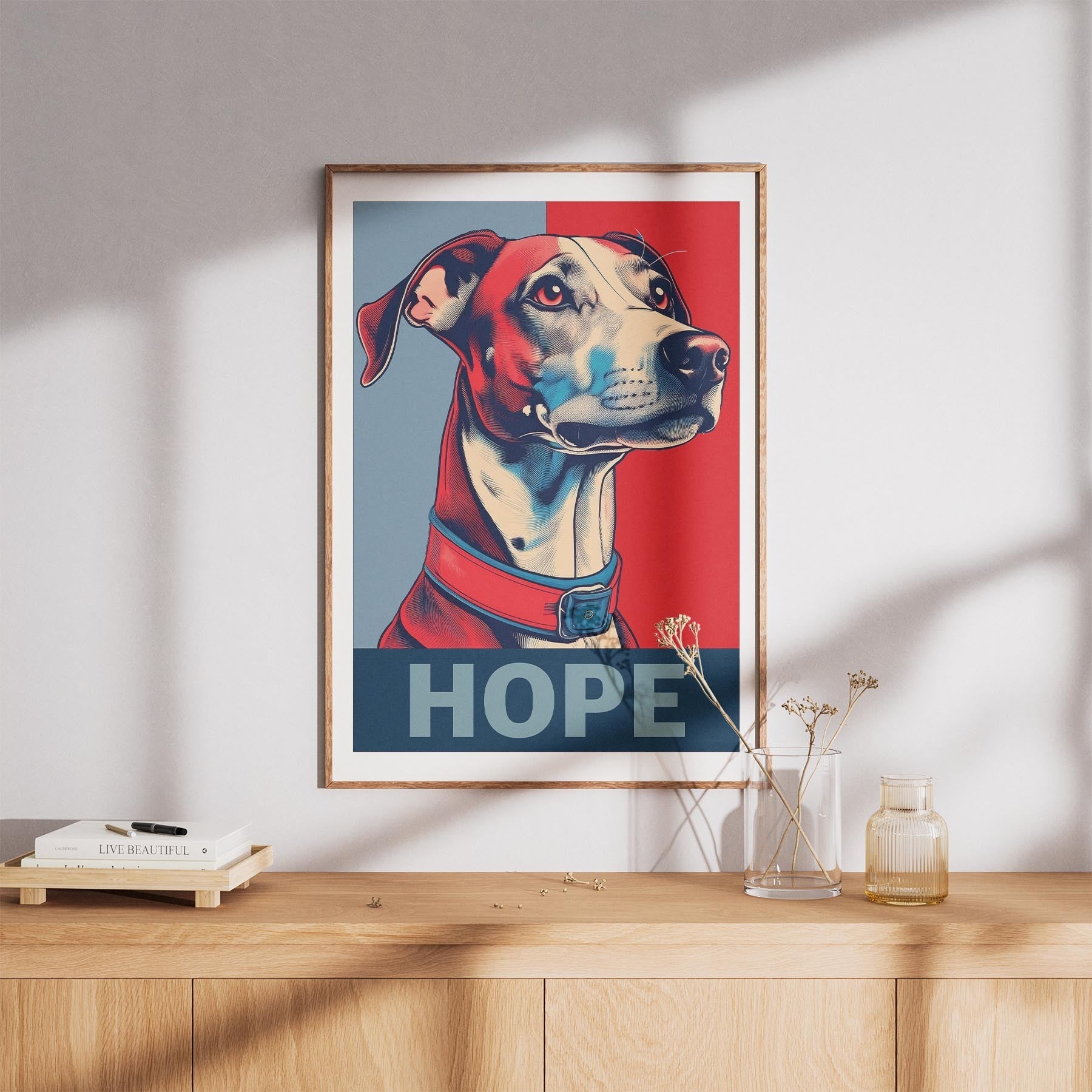 Whippet HOPE Series Inspired by the Obama Poster image 8