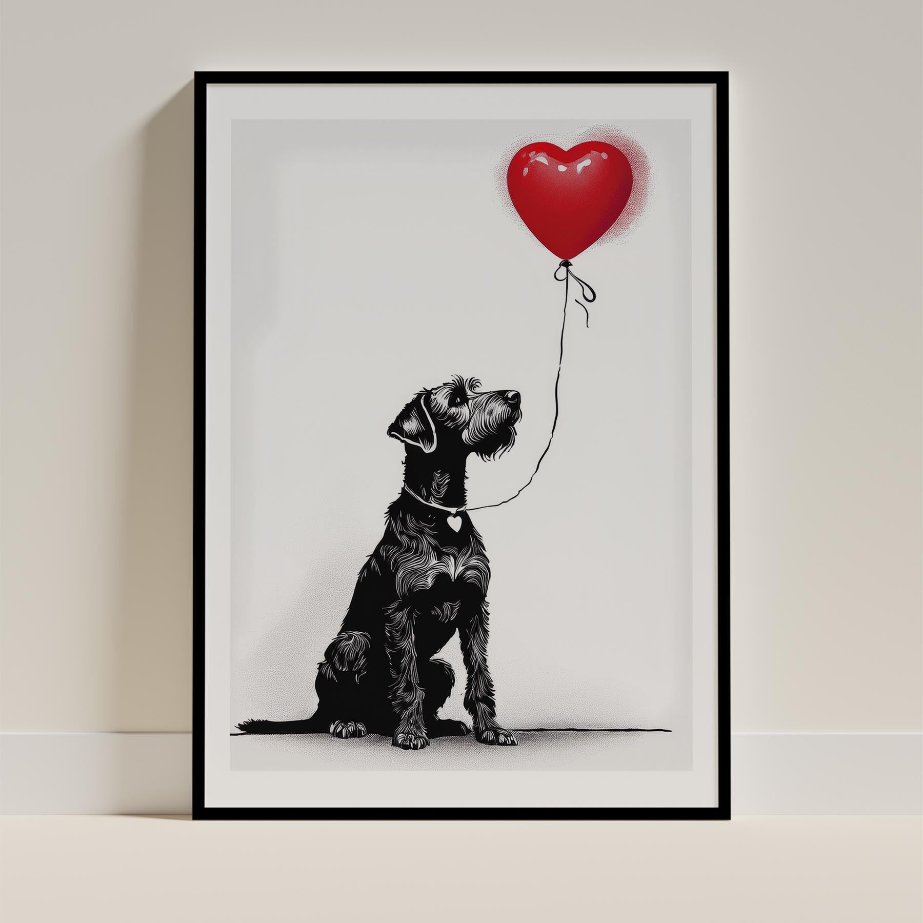 Airedale Terrier Dog Art Print Unframed | 6 Unique Designs | Wall Art Gift for Dog Lovers - Image 3 | Dogsy & Co