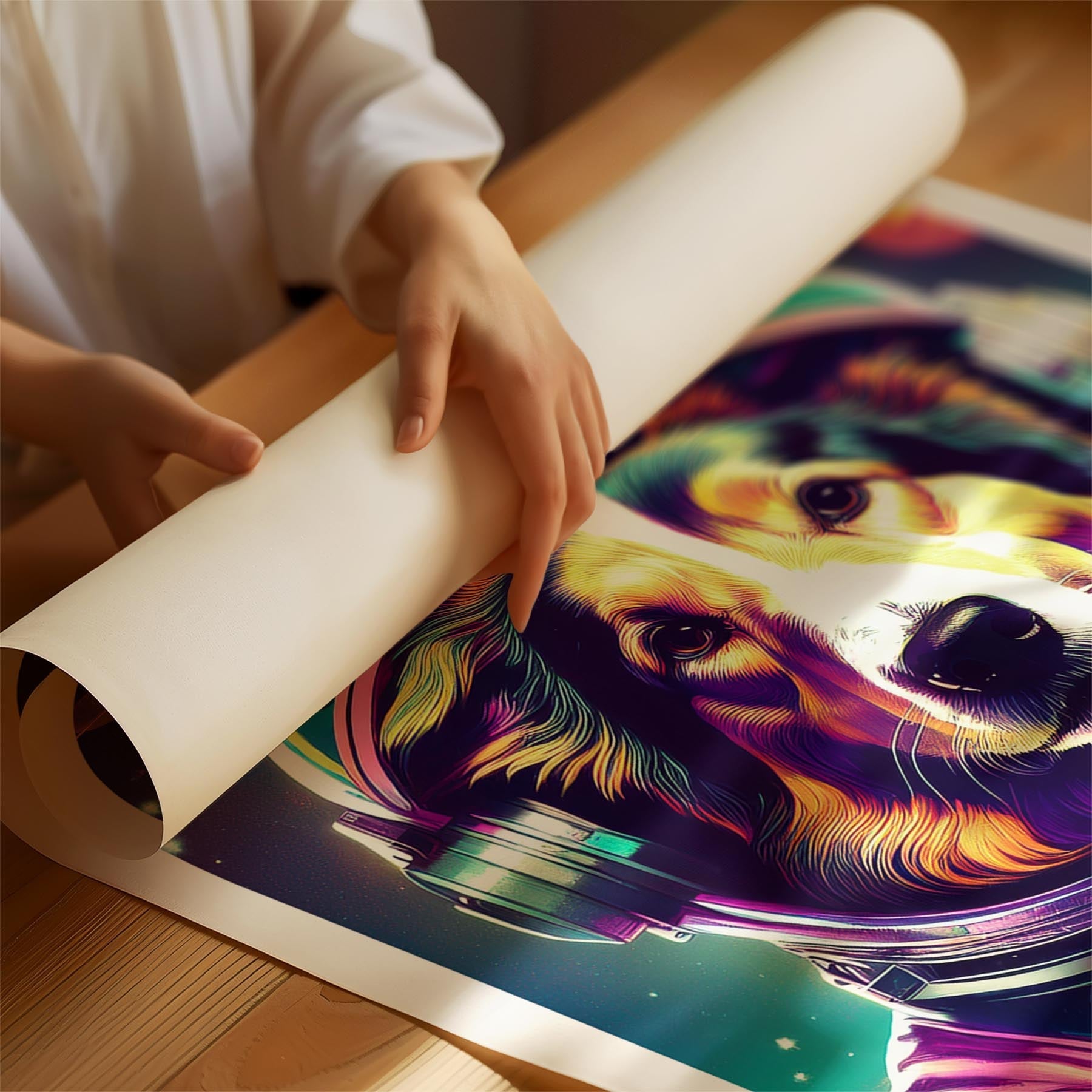 Rough Smooth Collie Space Dogs Series image 1