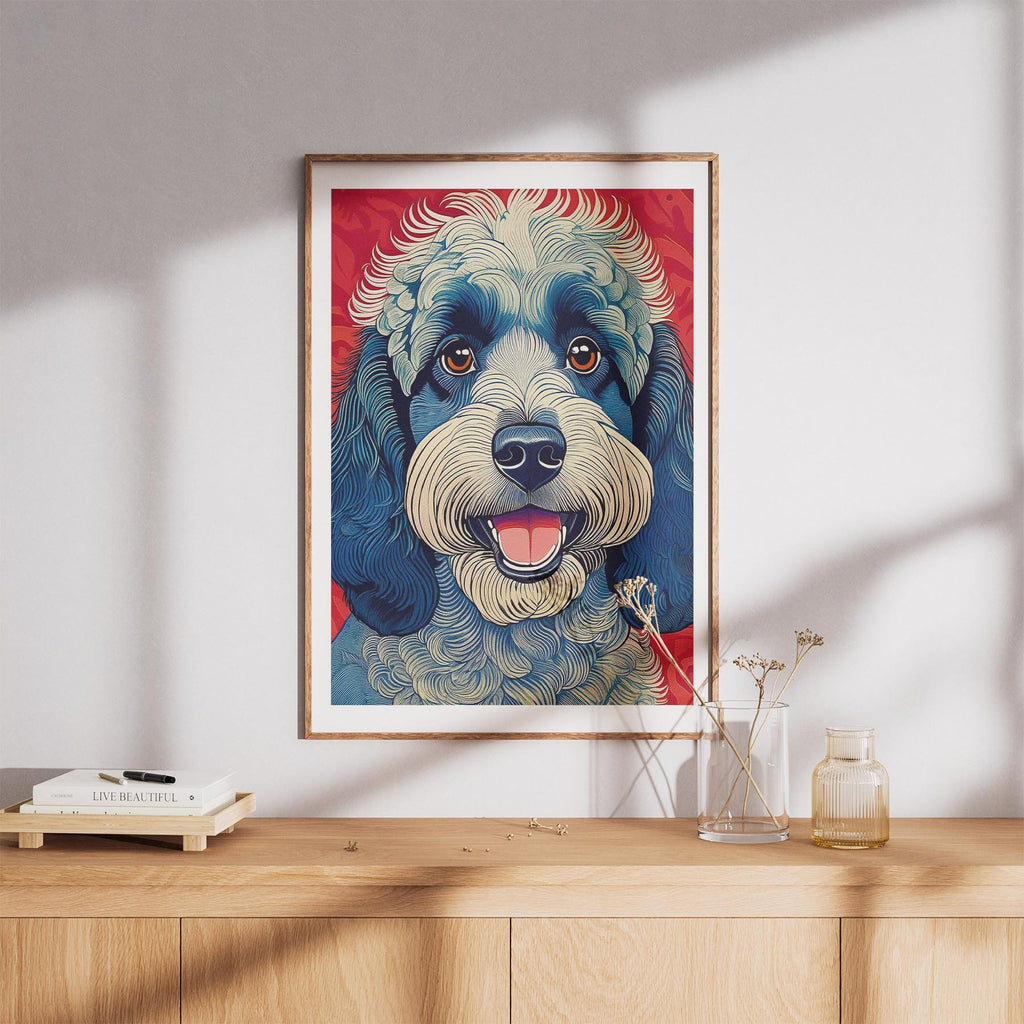 Cavoodle Hokusai Japanese Inspired Dog Series 2 image 8