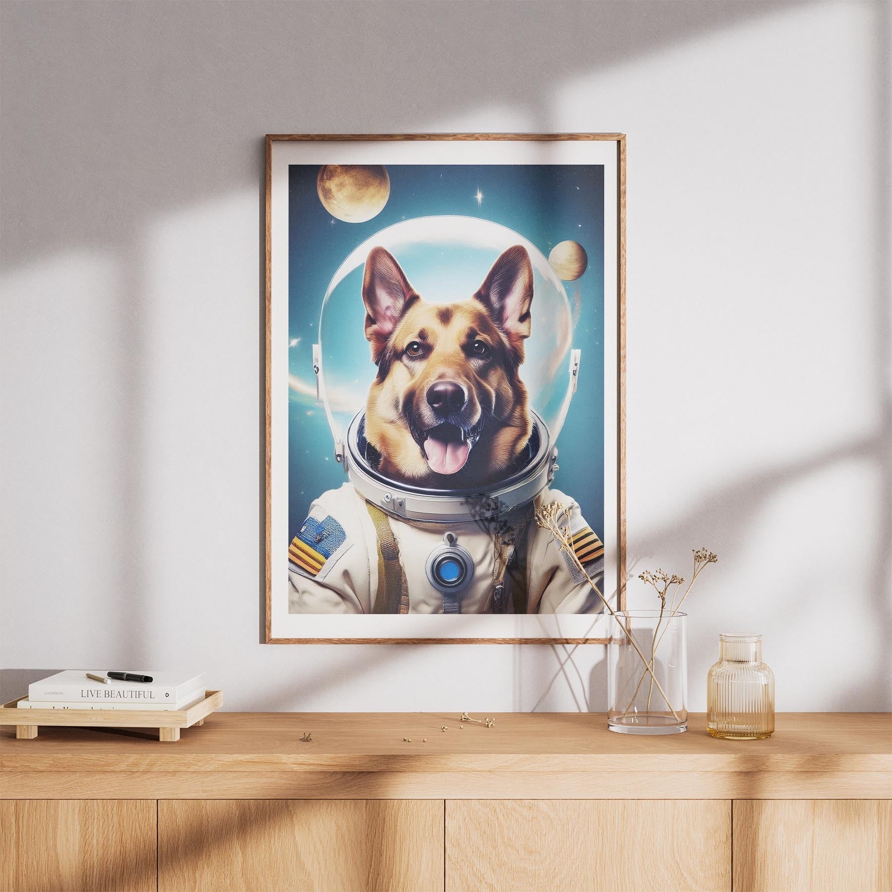 German Shepherd Astronaut Dog Series image 8
