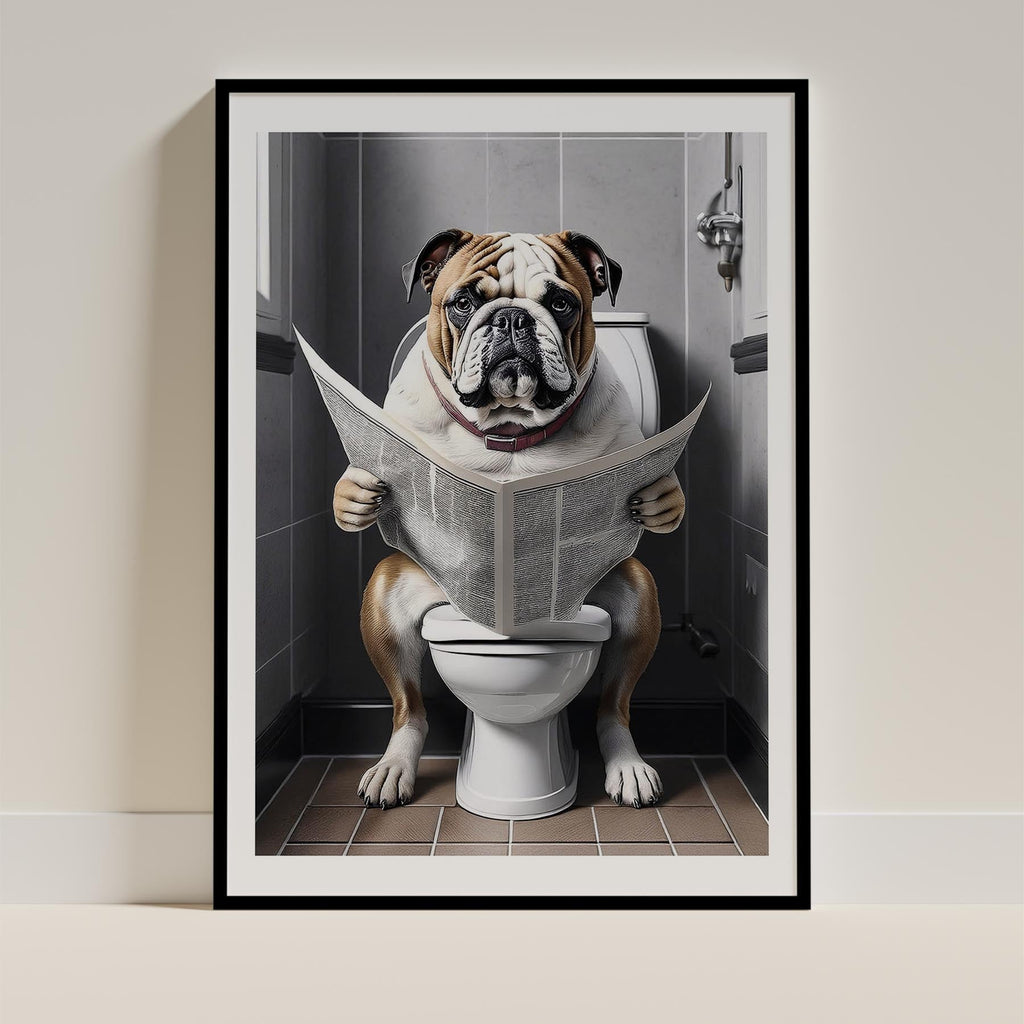 Bulldog Toilet Humour Dog Series 4 image 0