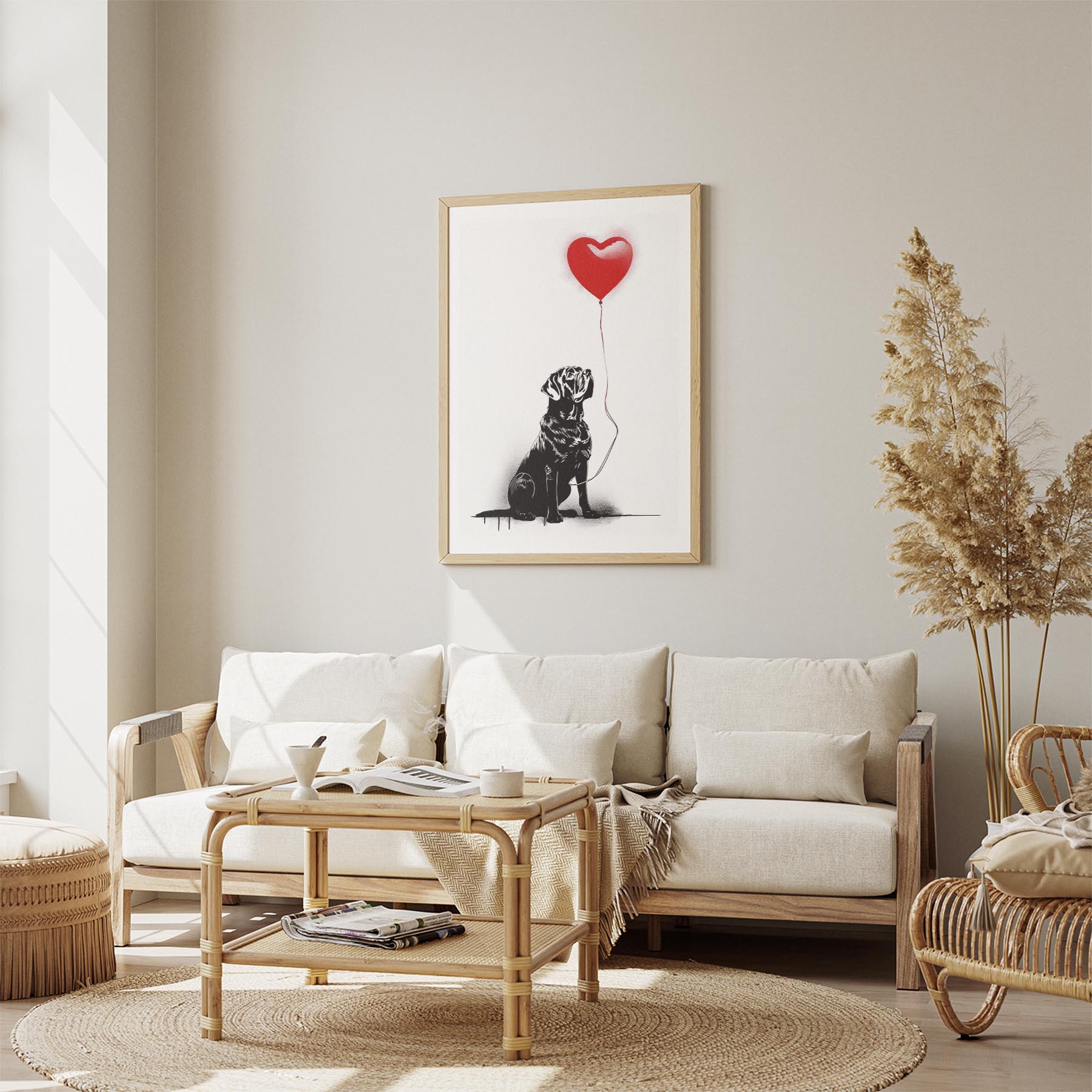 Neapolitan Mastiff DOGSY Series inspired by the Art of Banksy image 2