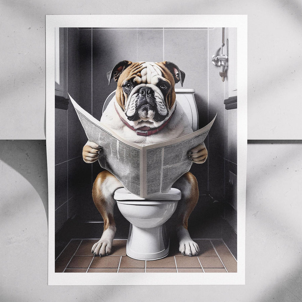 Bulldog Toilet Humour Dog Series 4 image 7